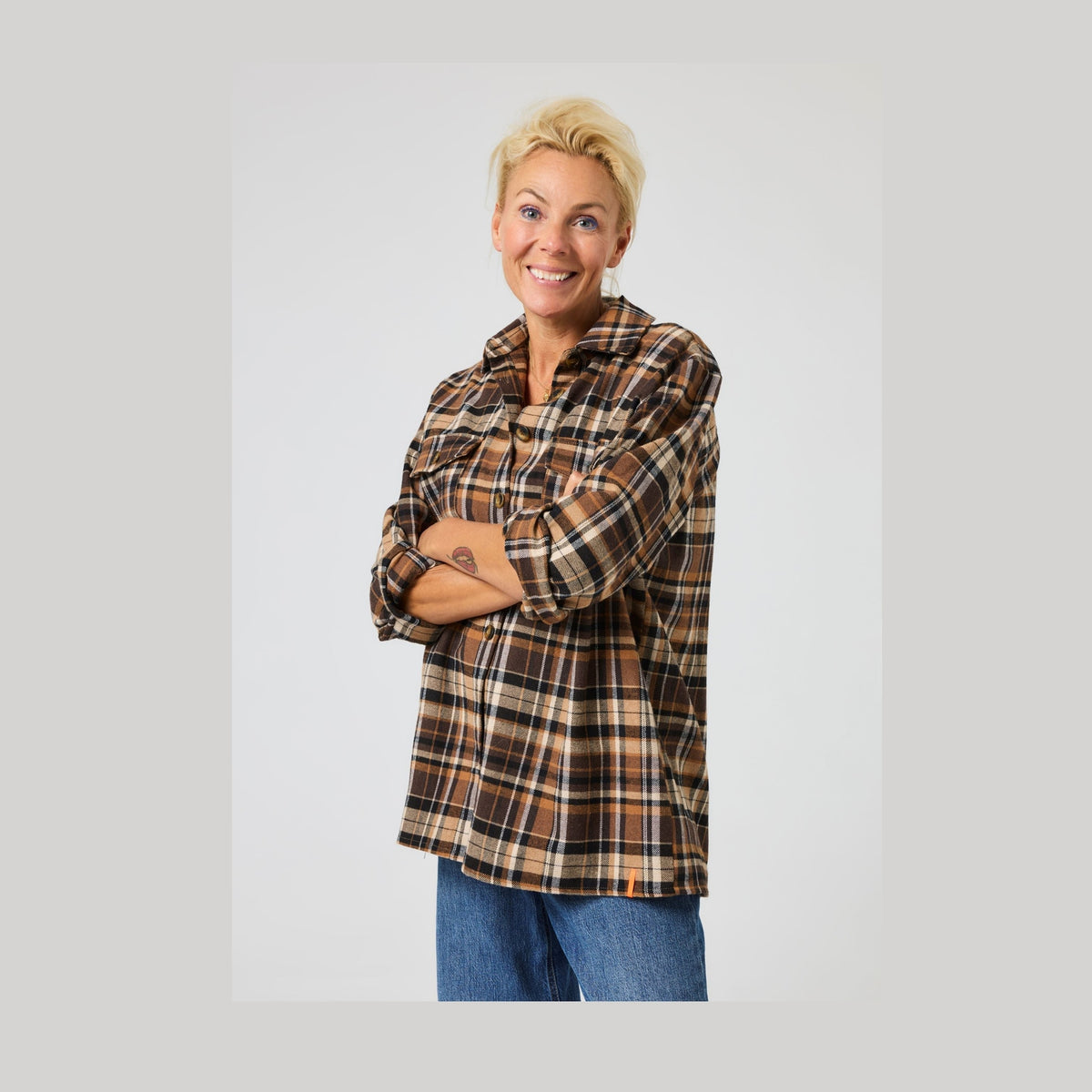 Lind LBSkovhuggeren Skjortebluser 1500 BROWN