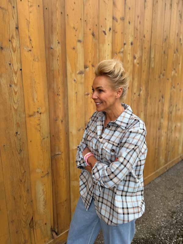 Lind LBSkovhuggeren Skjortebluser 5000 LIGHT BLUE