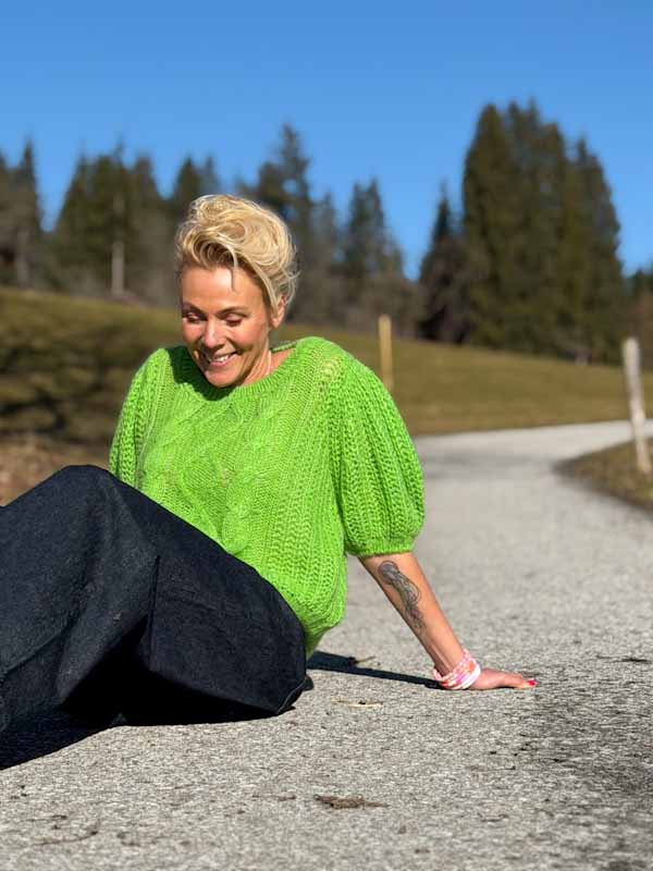 Lind LBTulipan Knit Pullover 3000 LIGHT GREEN