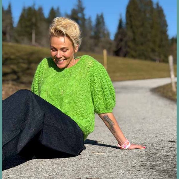 Lind LBTulipan Knit Pullover 3000 LIGHT GREEN
