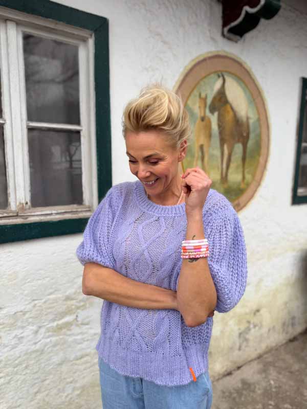 Lind LBTulipan Knit Pullover 7000 LIGHT PURPLE