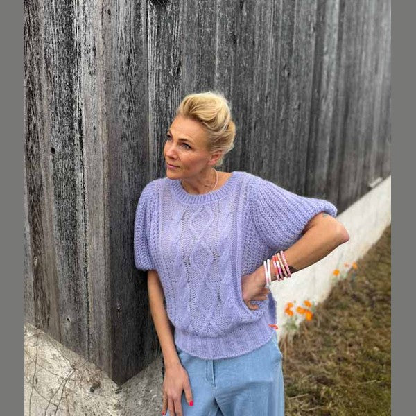 Lind LBTulipan Knit Pullover 7000 LIGHT PURPLE