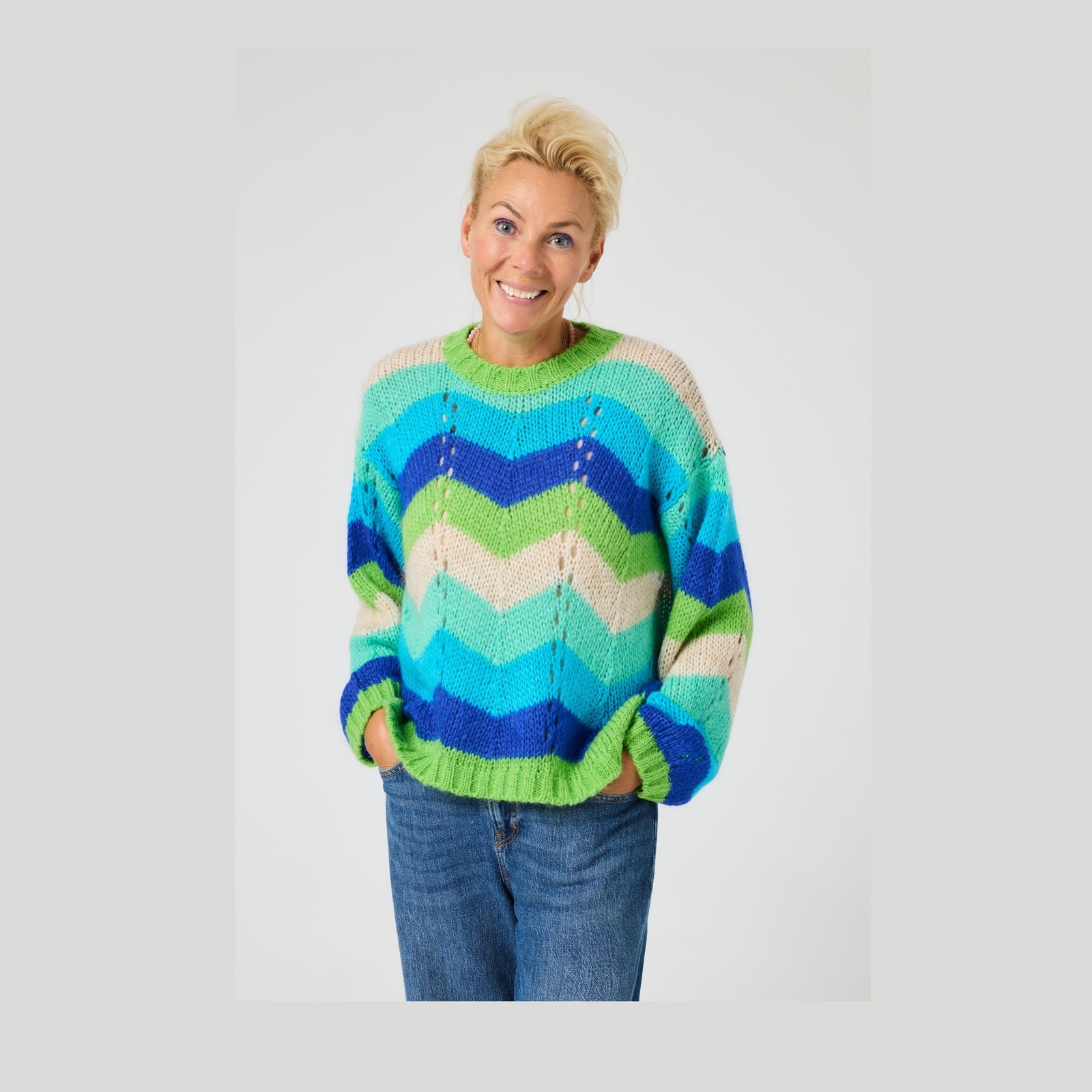 Lind LBVind i Håret Bluser 5500 BLUE