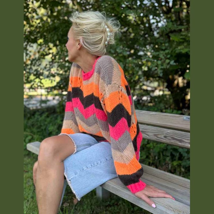 Lind LBVind i Håret Bluser 8500 ORANGE