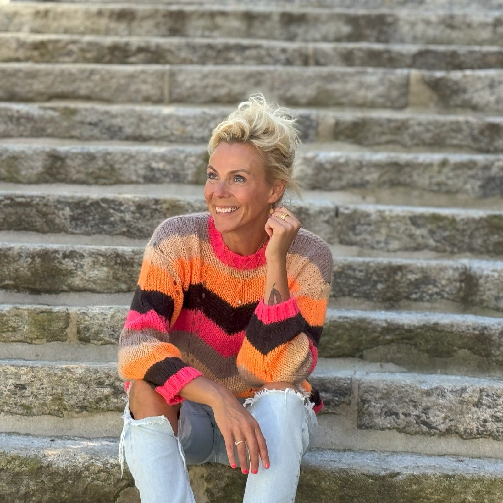 Lind LBVind i Håret Bluser 8500 ORANGE