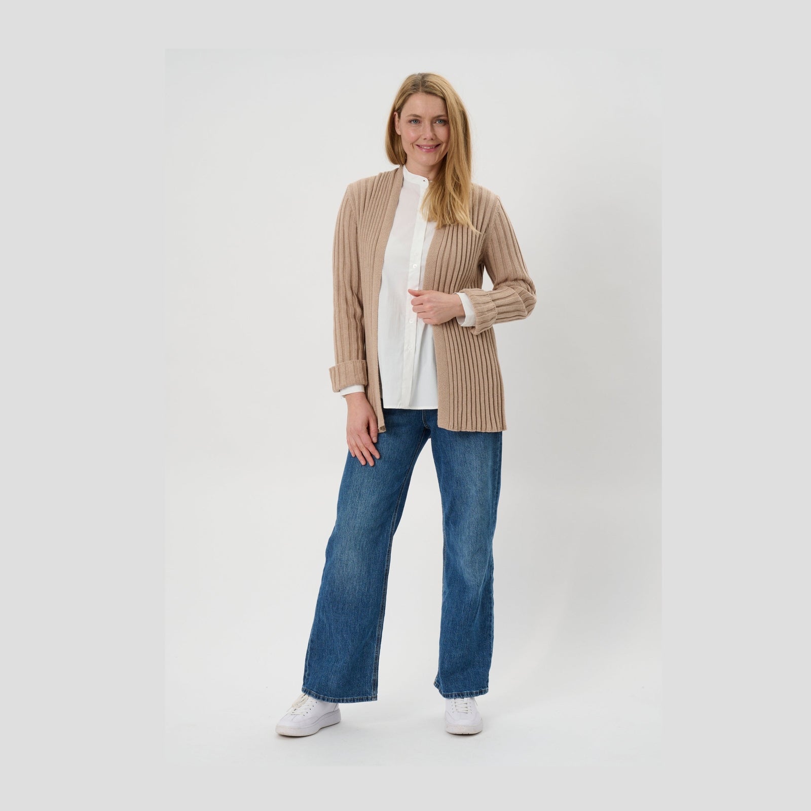 Lind LiAbbi Knit Cardigan 1261 Sand Melange