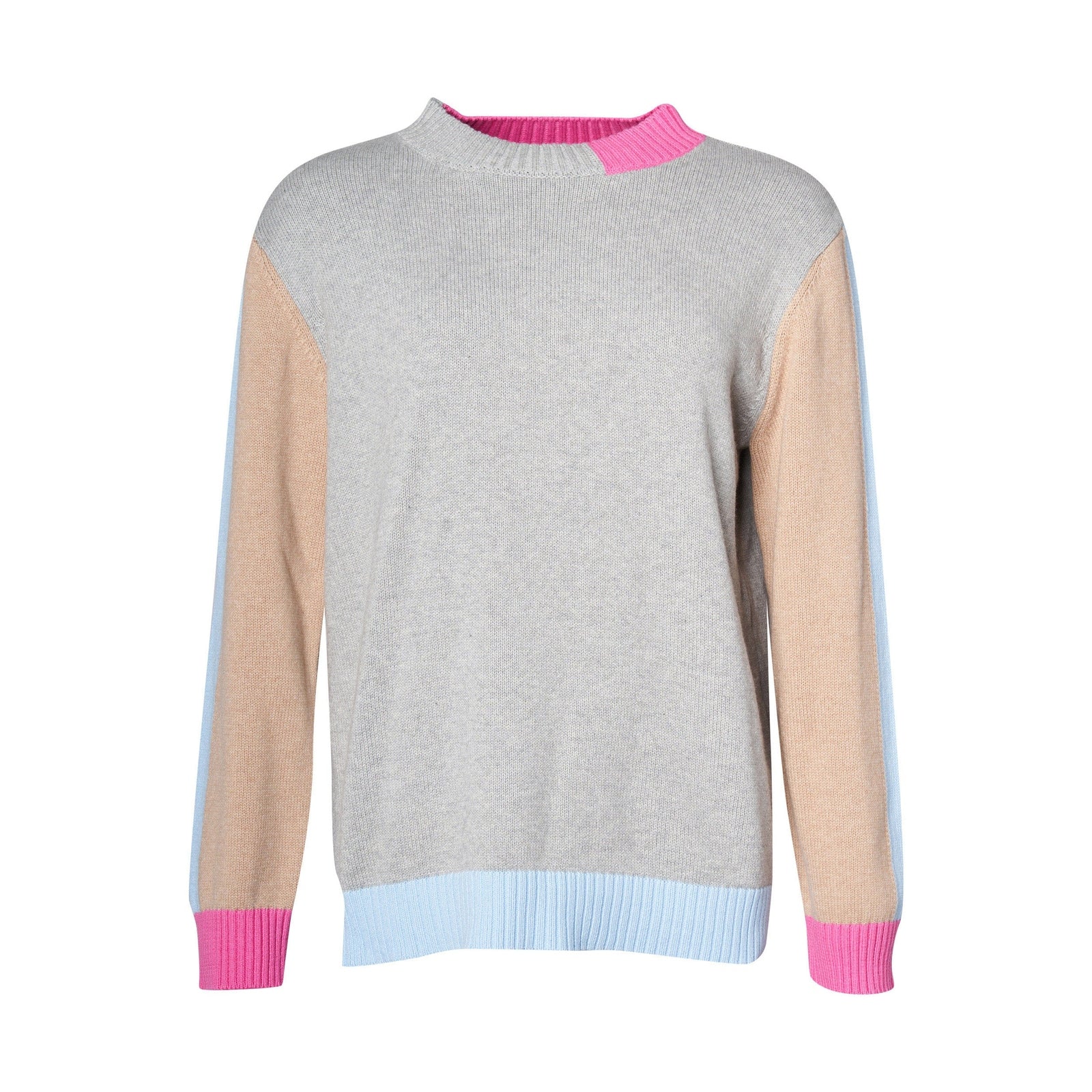 Lind LiAda Knit Pullover 9450 LIGHT GREY MELANGE