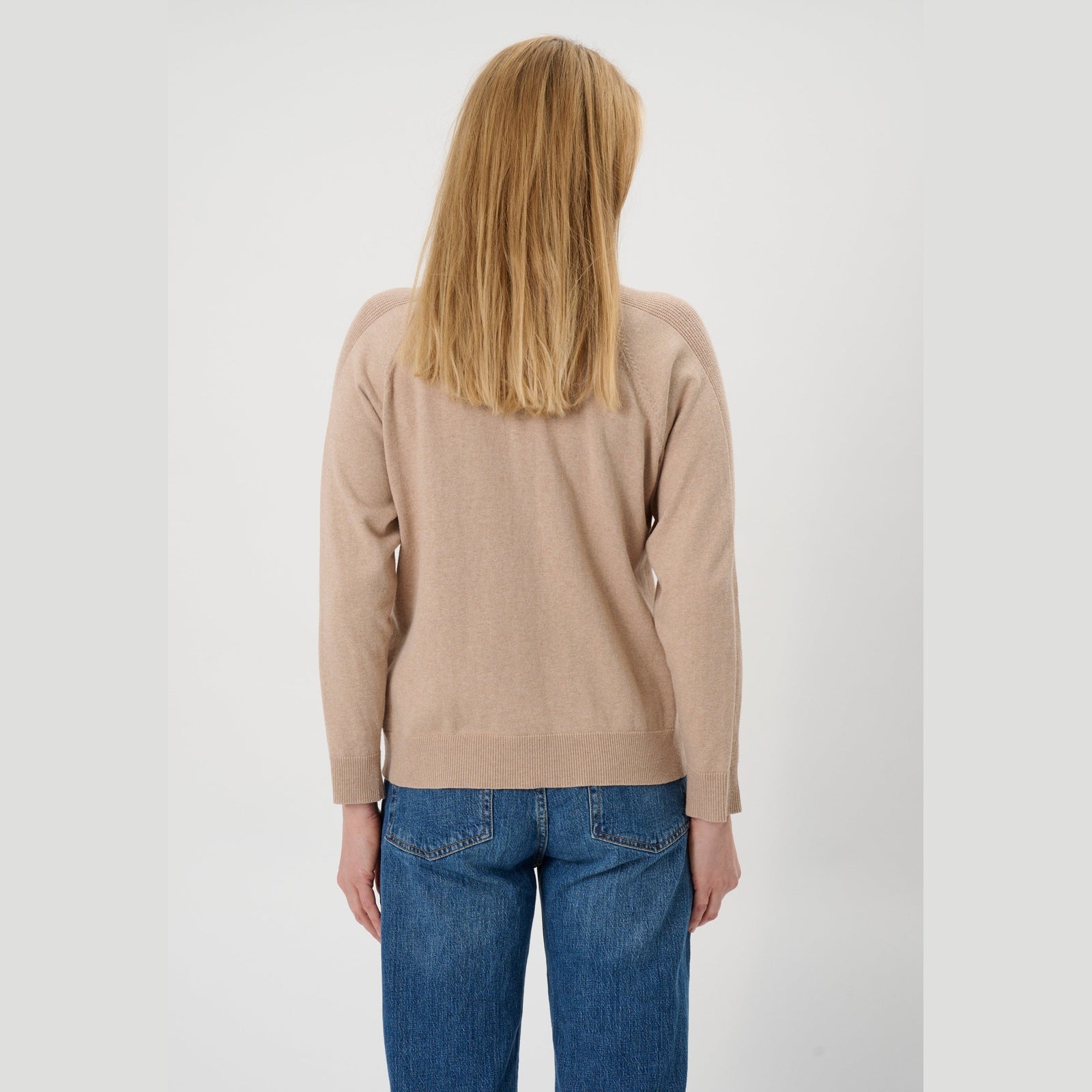 Lind LiAgnes Knit Pullover 1261 Sand Melange