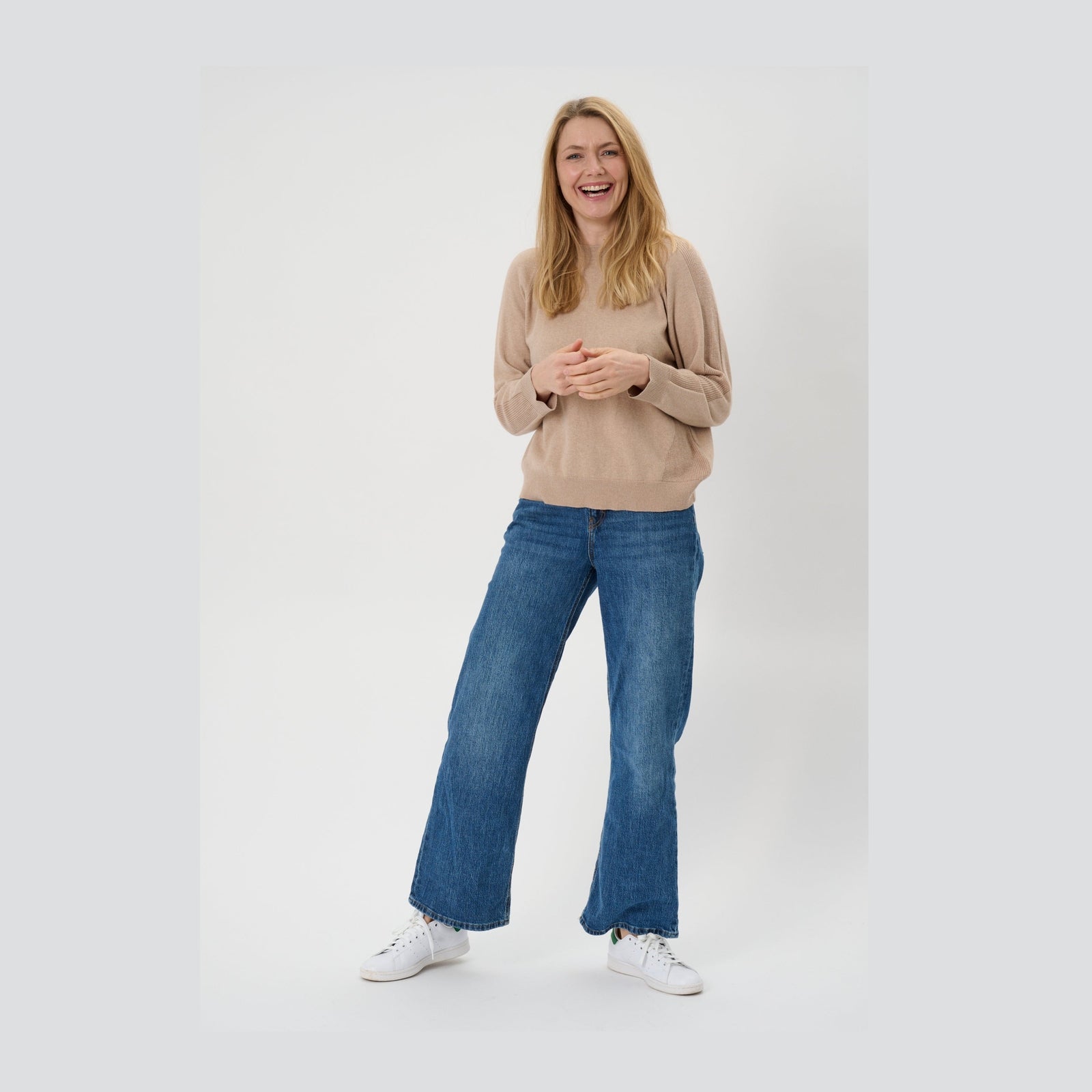 Lind LiAgnes Knit Pullover 1261 Sand Melange