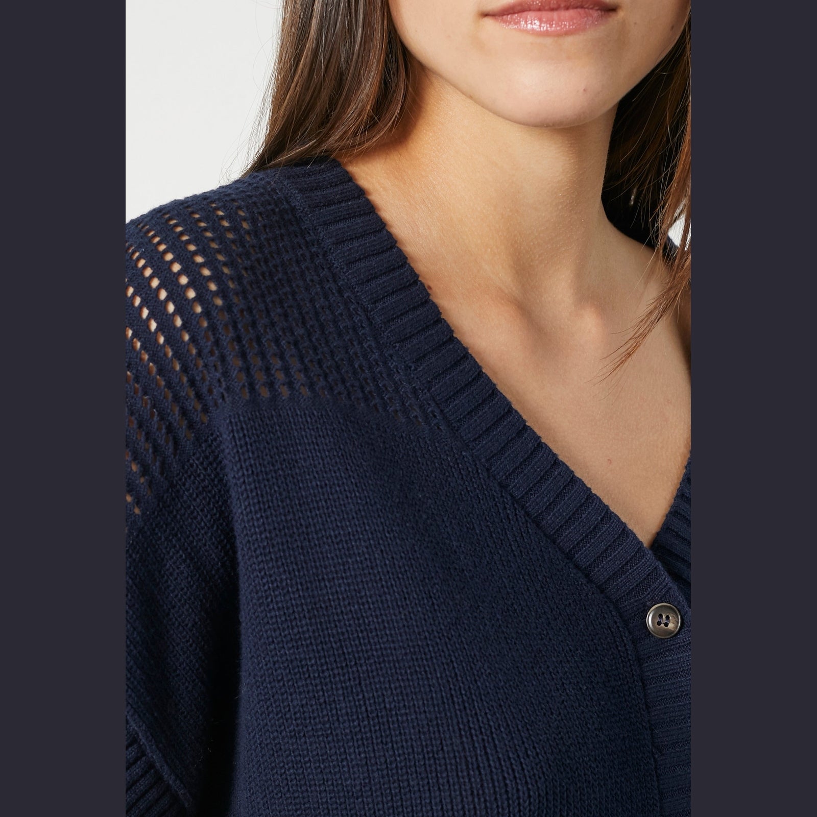 Lind LiAlaia Cardigan 5999 NAVY BLUE