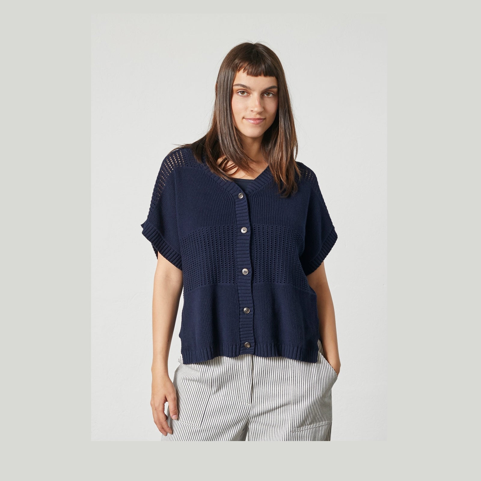 Lind LiAlaia Cardigan 5999 NAVY BLUE