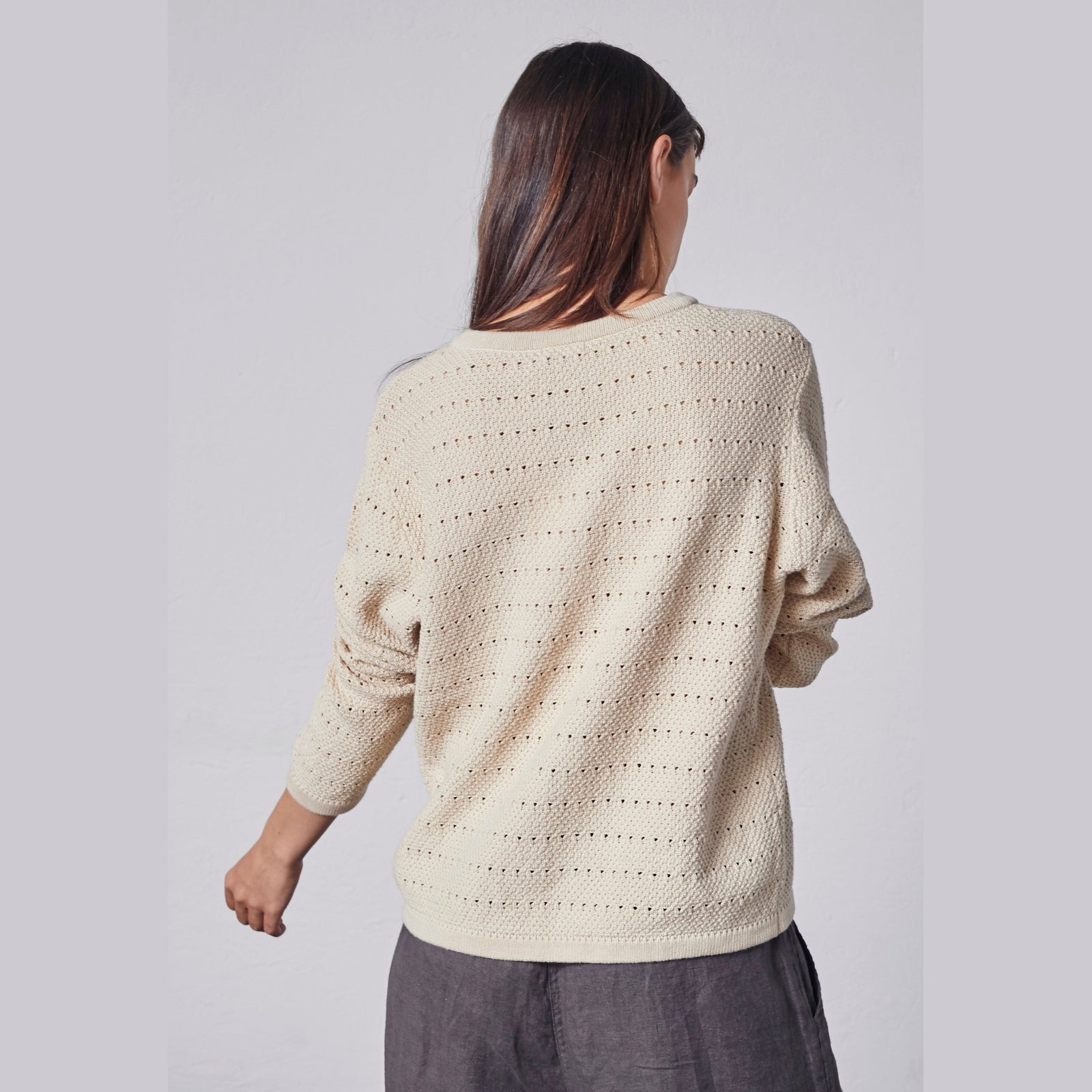 Lind LiAlexie Knit Cardigan 1000 OFF WHITE
