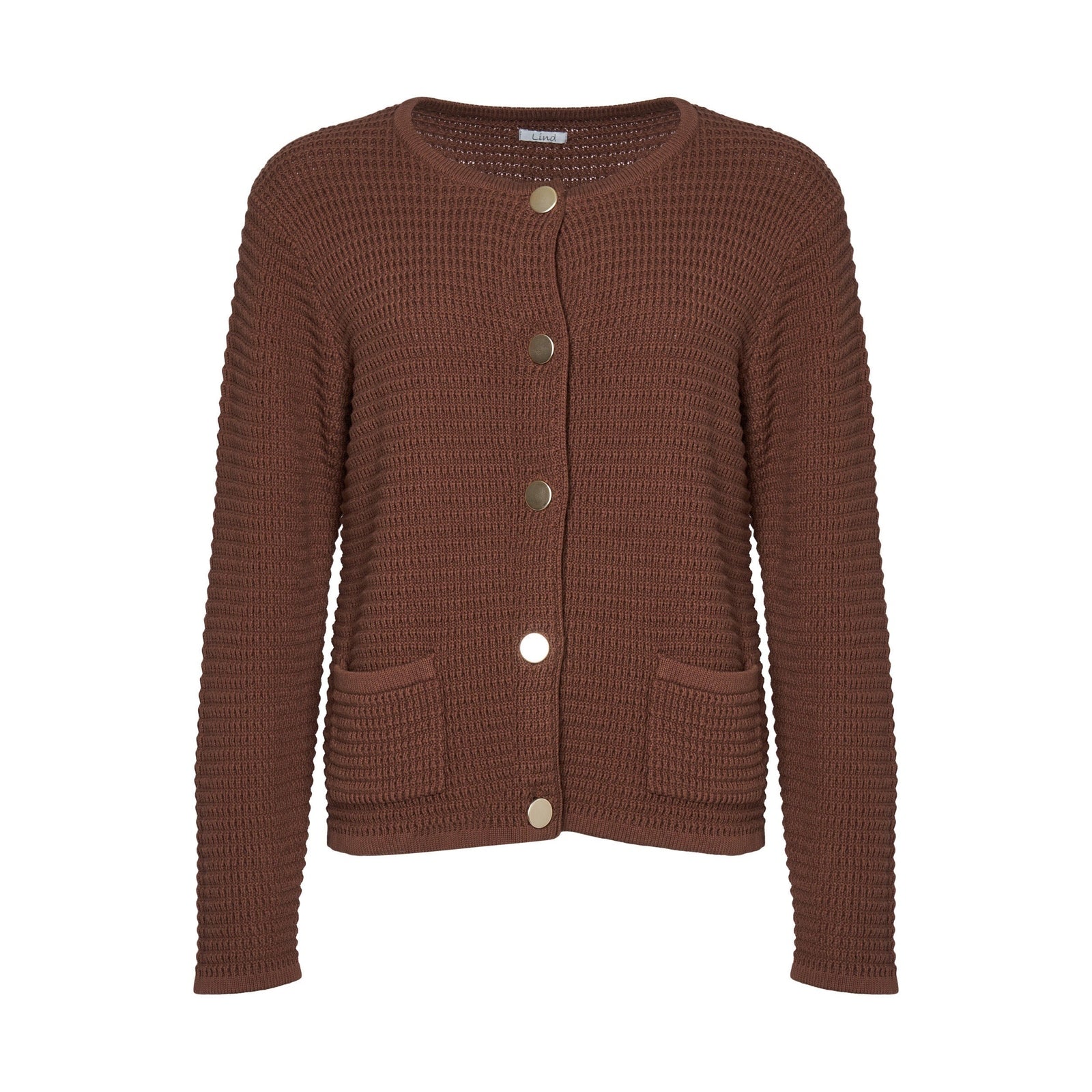 Lind LiAmalie Knit Cardigan 1500 BROWN