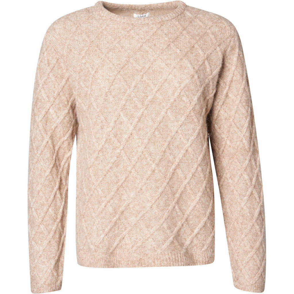 Lind LiBonni Knit Pullover 1321 light brown melange