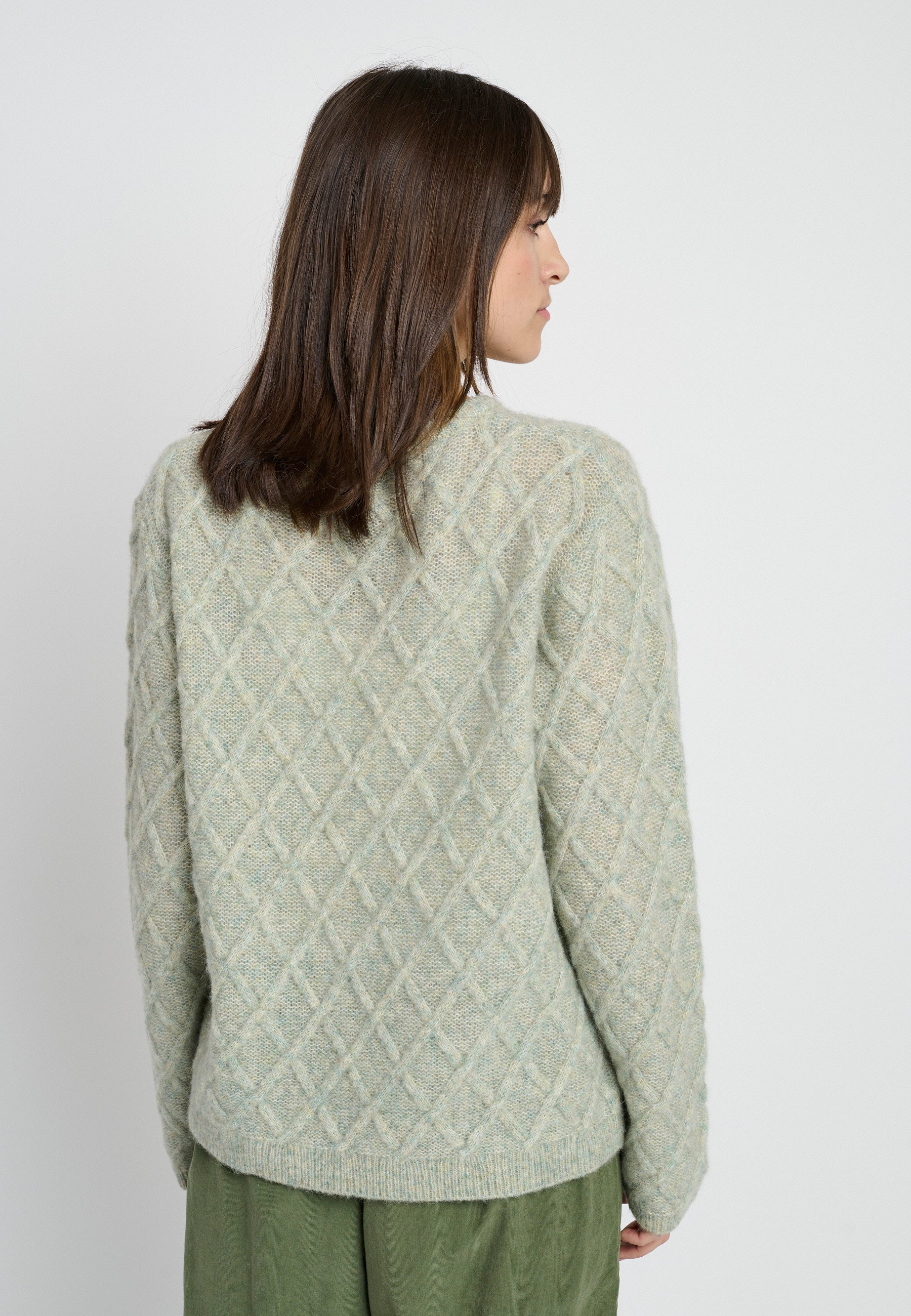 Lind LiBonni Knit Pullover 3451 light green melange
