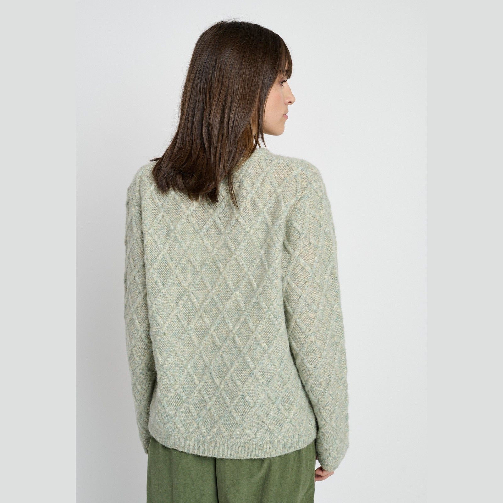 Lind LiBonni Knit Pullover 3451 light green melange