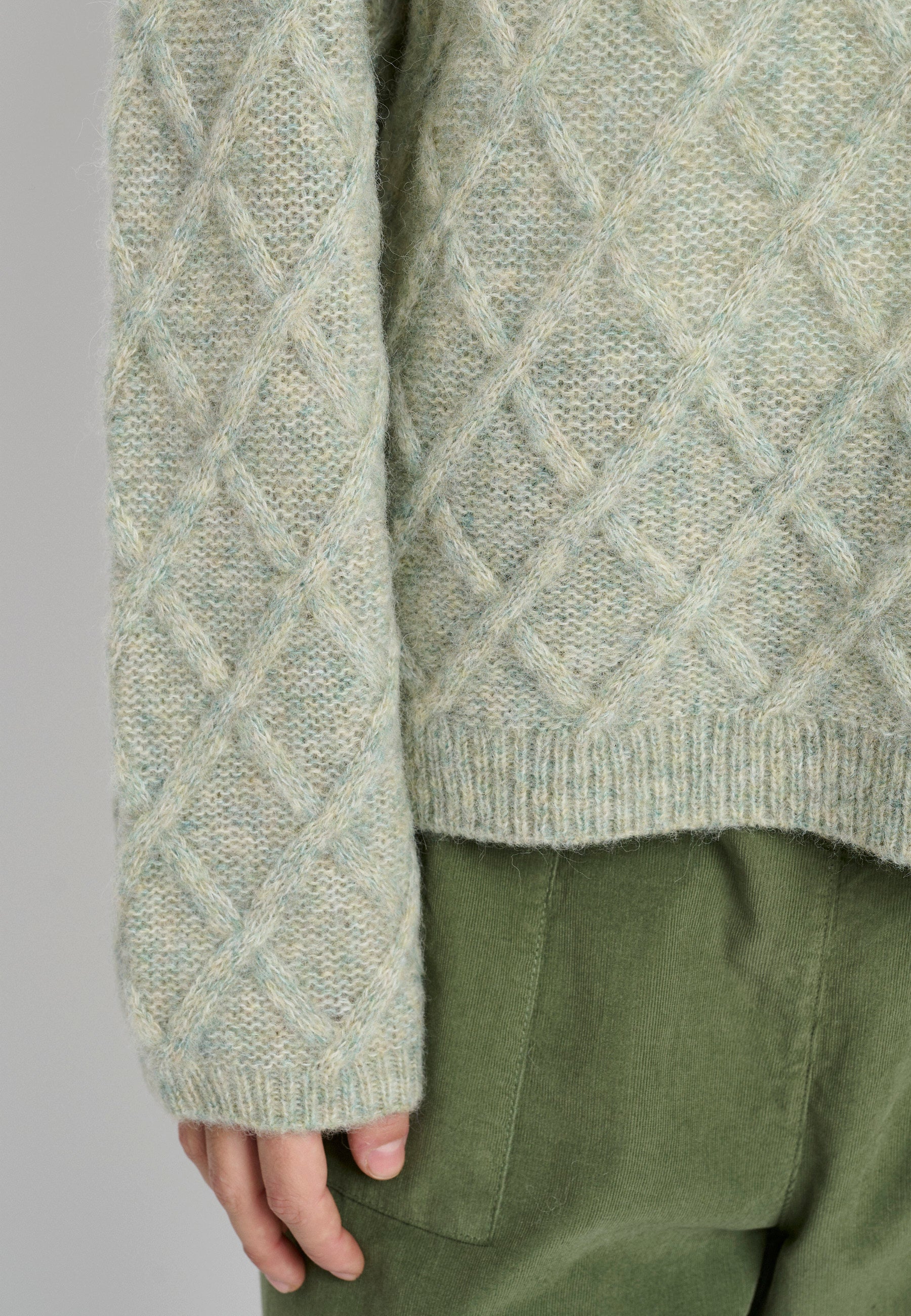 Lind LiBonni Knit Pullover 3451 light green melange