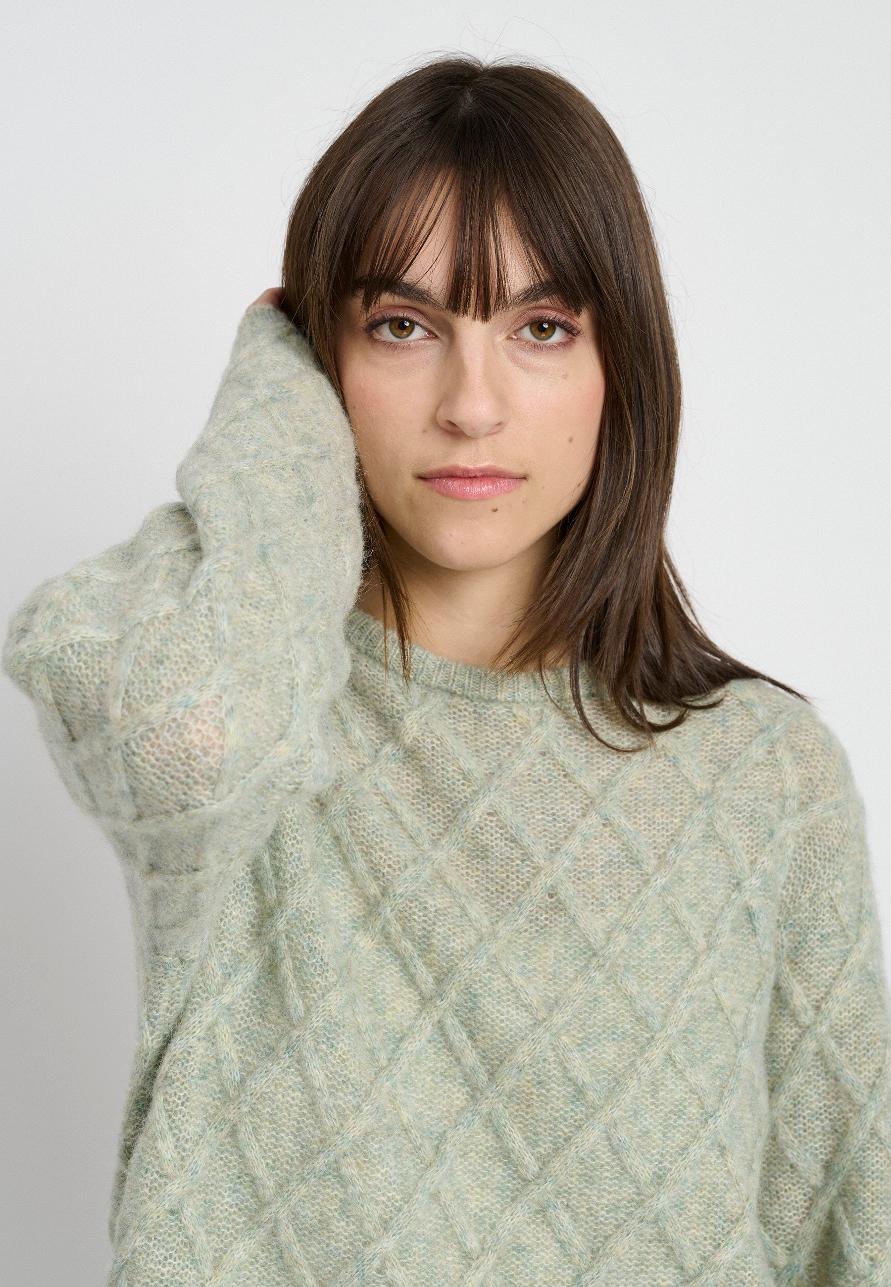 Lind LiBonni Knit Pullover 3451 light green melange