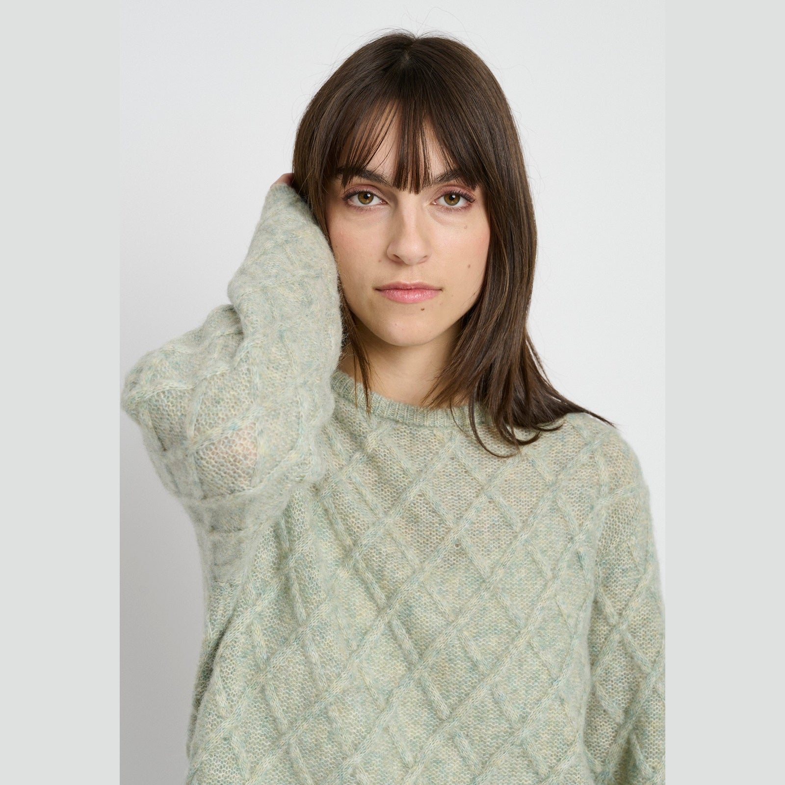 Lind LiBonni Knit Pullover 3451 light green melange