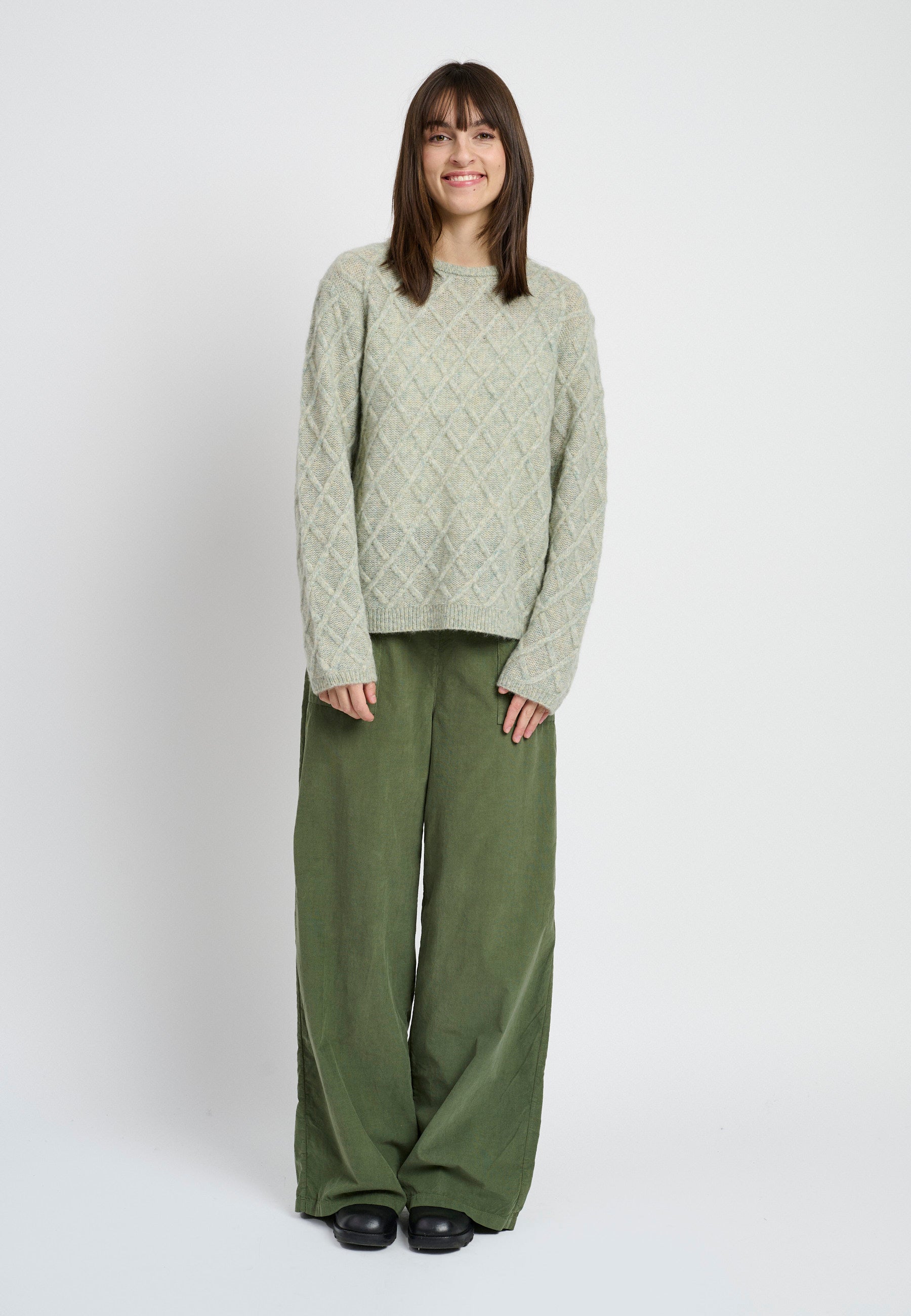 Lind LiBonni Knit Pullover 3451 light green melange