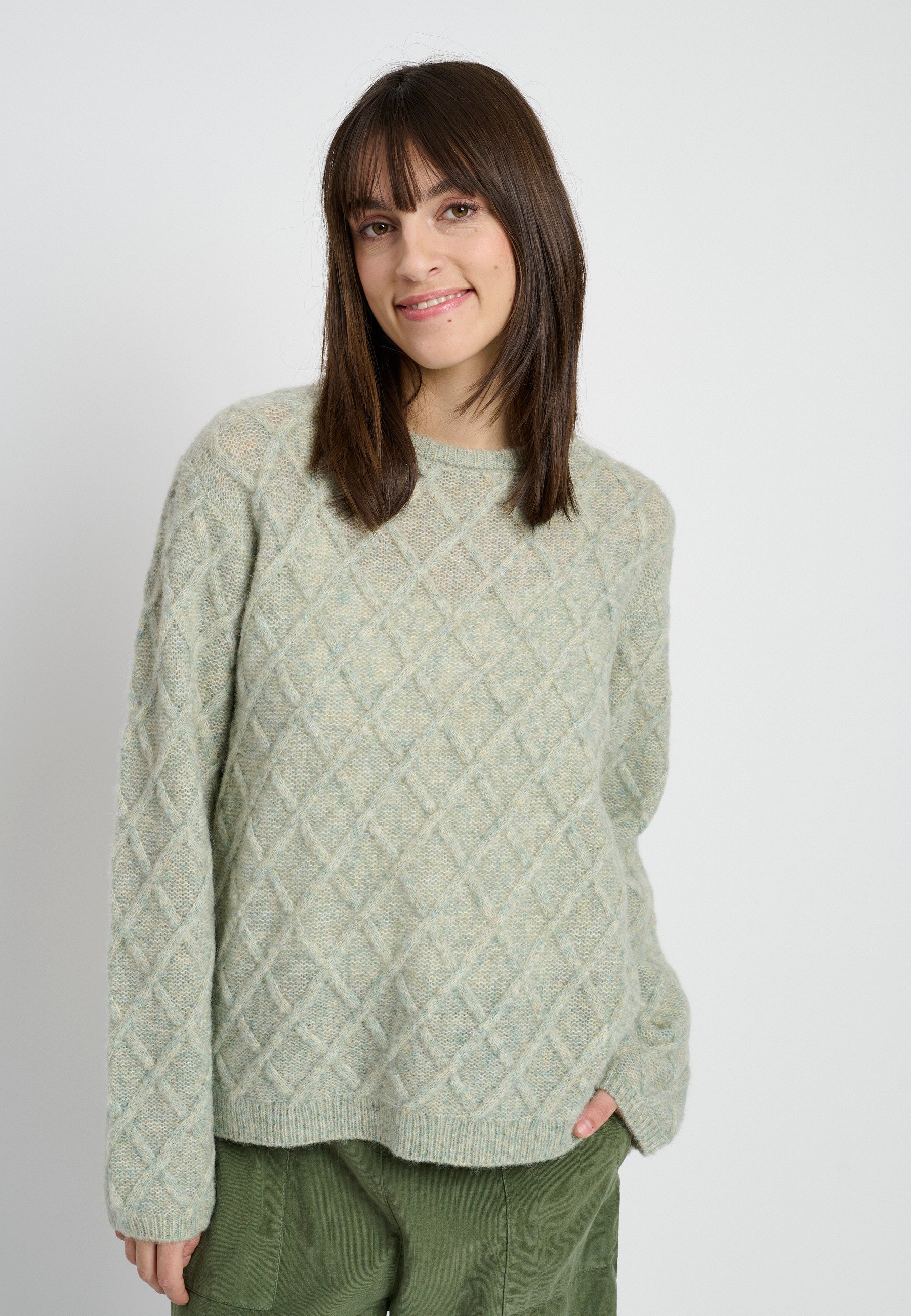 Lind LiBonni Knit Pullover 3451 light green melange
