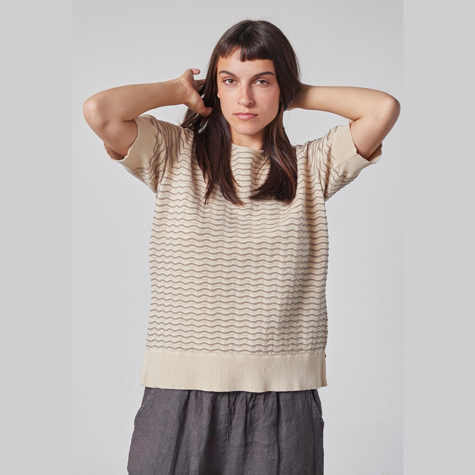Lind LiBri Knit Pullover 1500 BROWN
