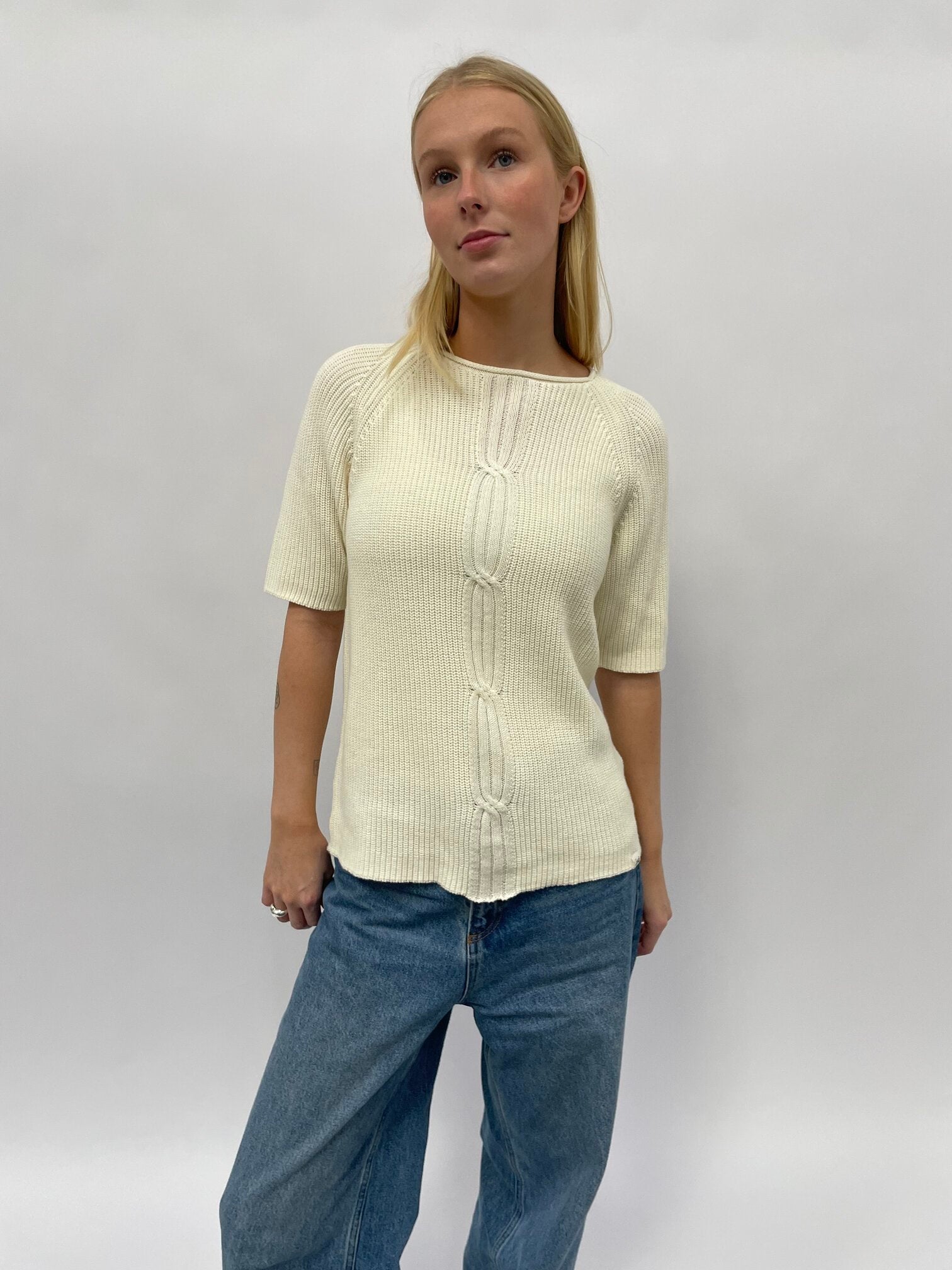 Lind LiBrooklyn Knit Pullover 1000 OFF WHITE