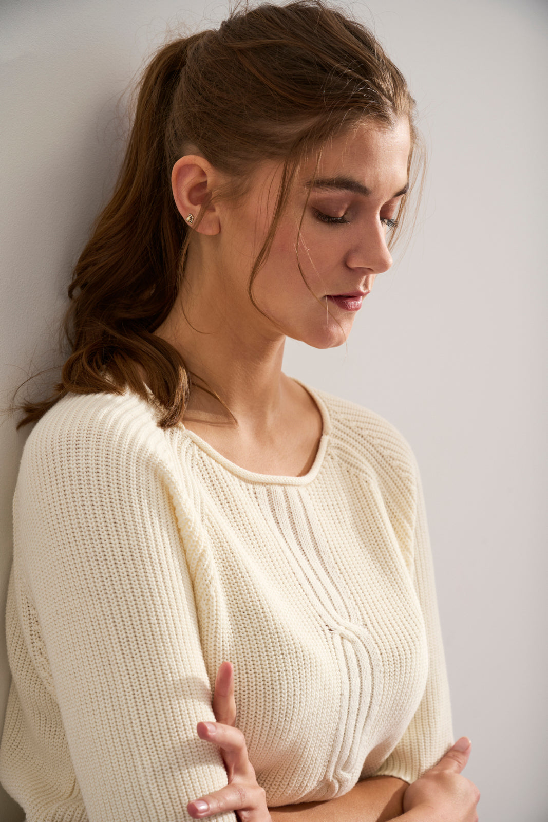 Lind LiBrooklyn Knit Pullover 1000 OFF WHITE