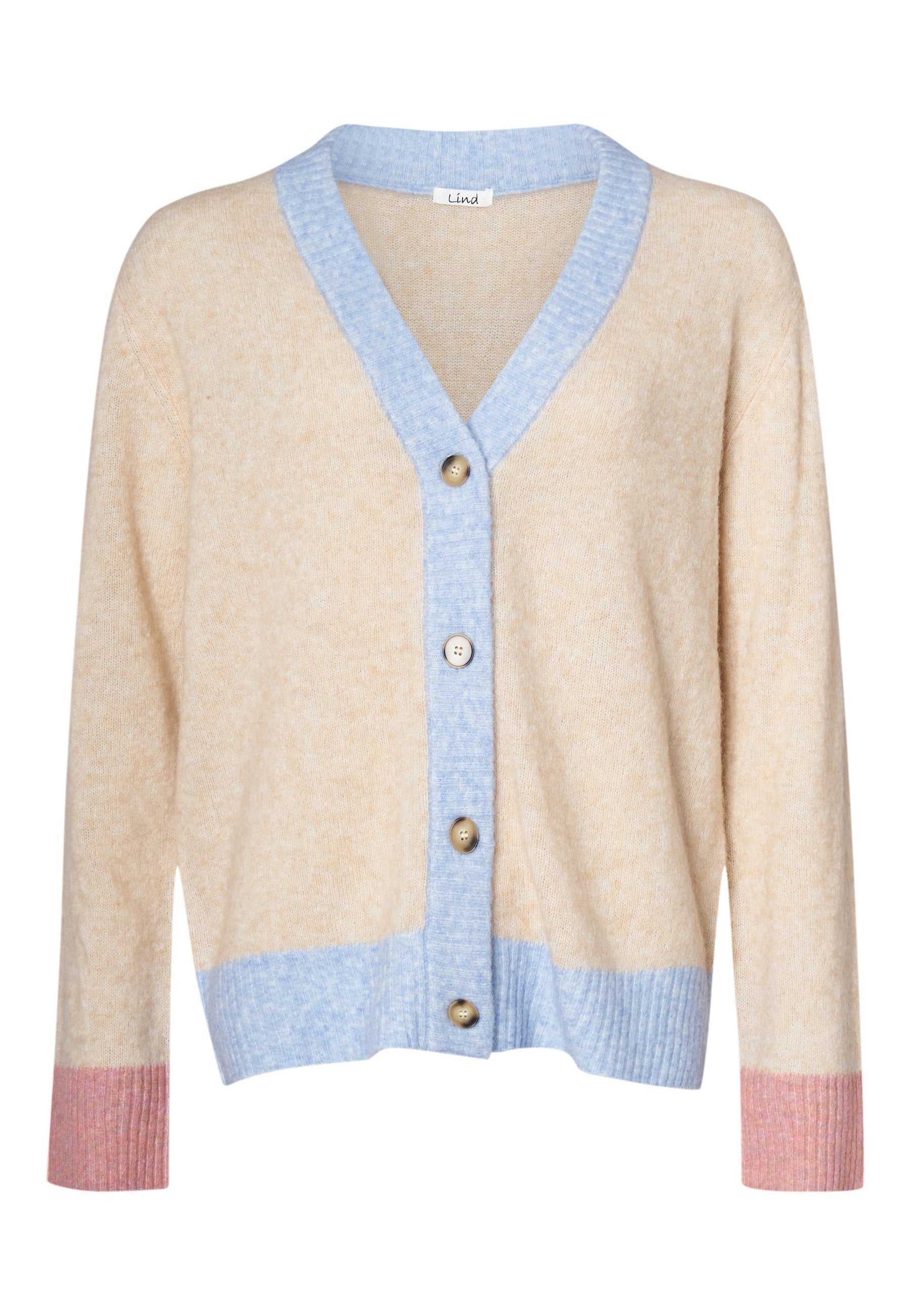 Lind LiCara Knit Cardigan 1261 Sand Melange