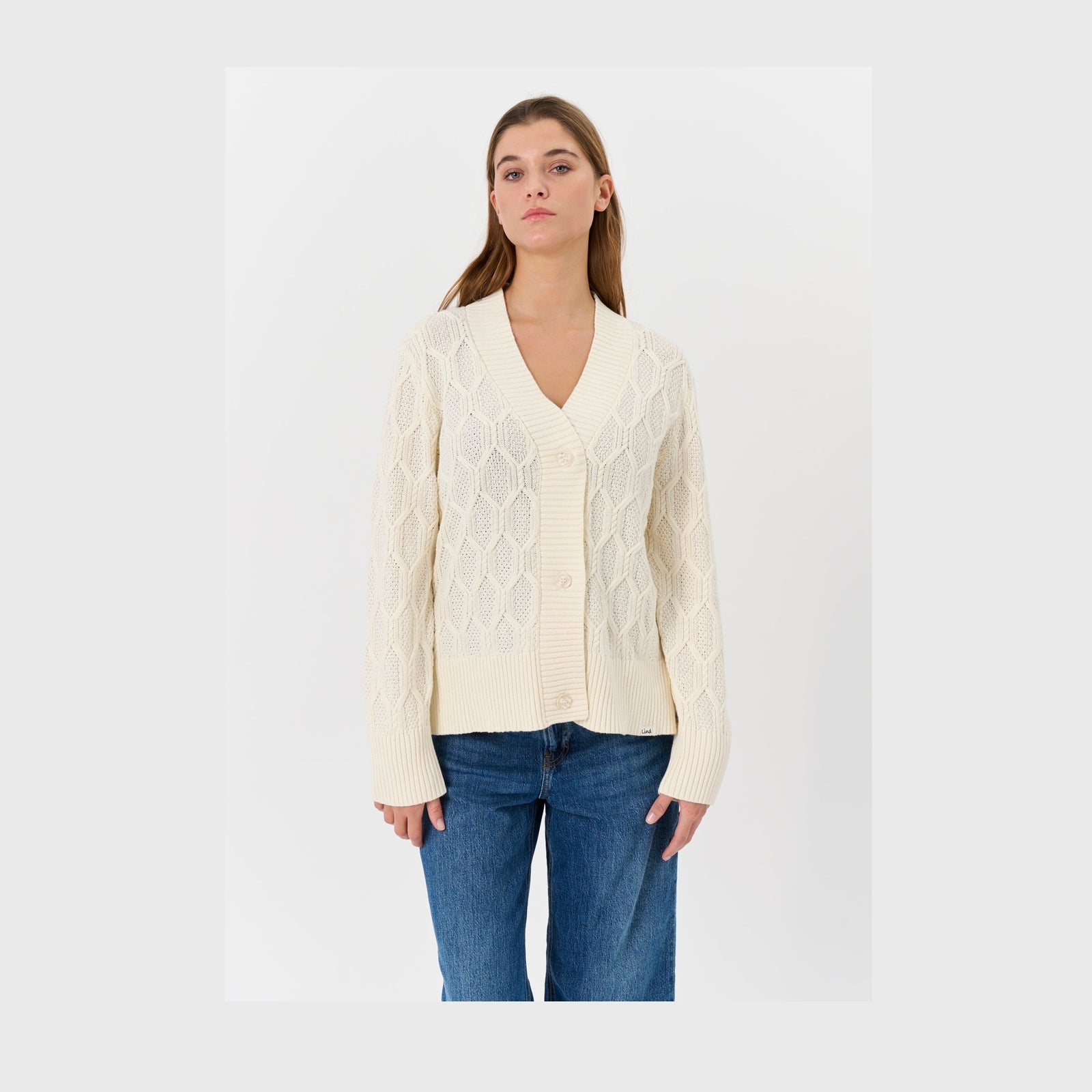 Lind LiCherie Knit Cardigan 1050 ECRÜ