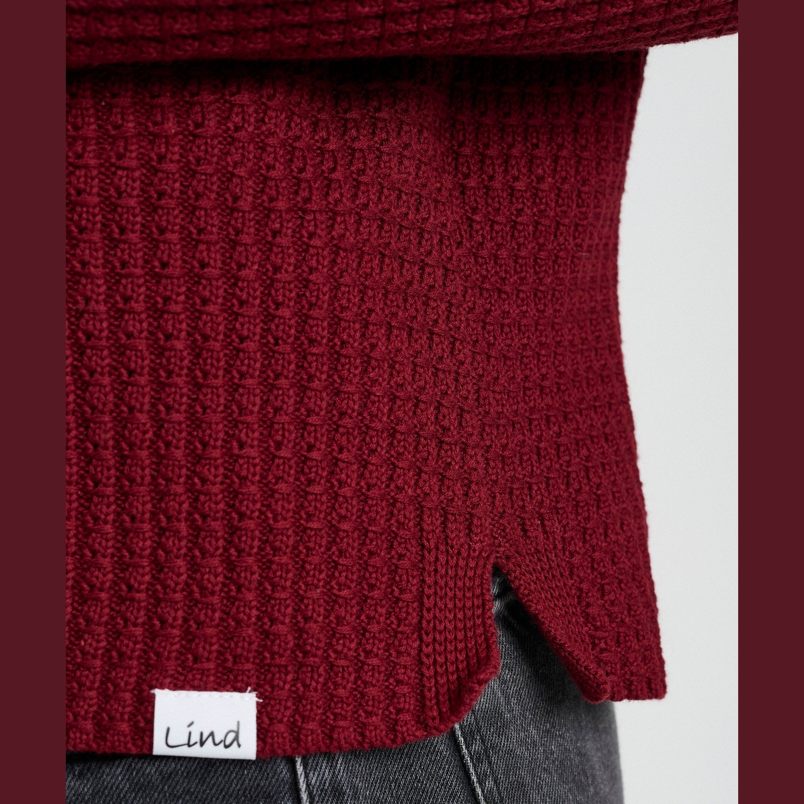 Lind LiChrista Knit Pullover 2655 ruby red