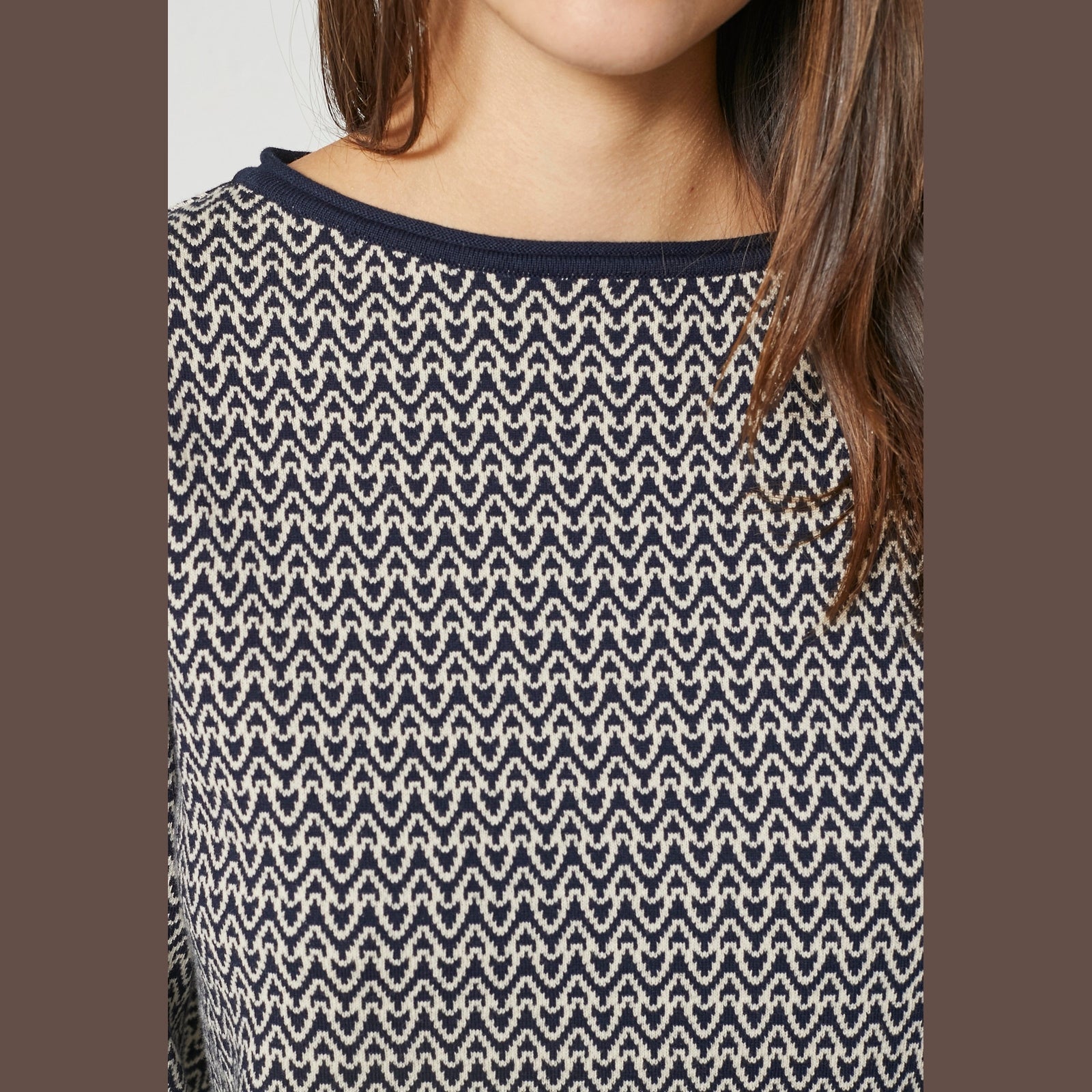 Lind LiChrista Knit Pullover 5999 NAVY BLUE