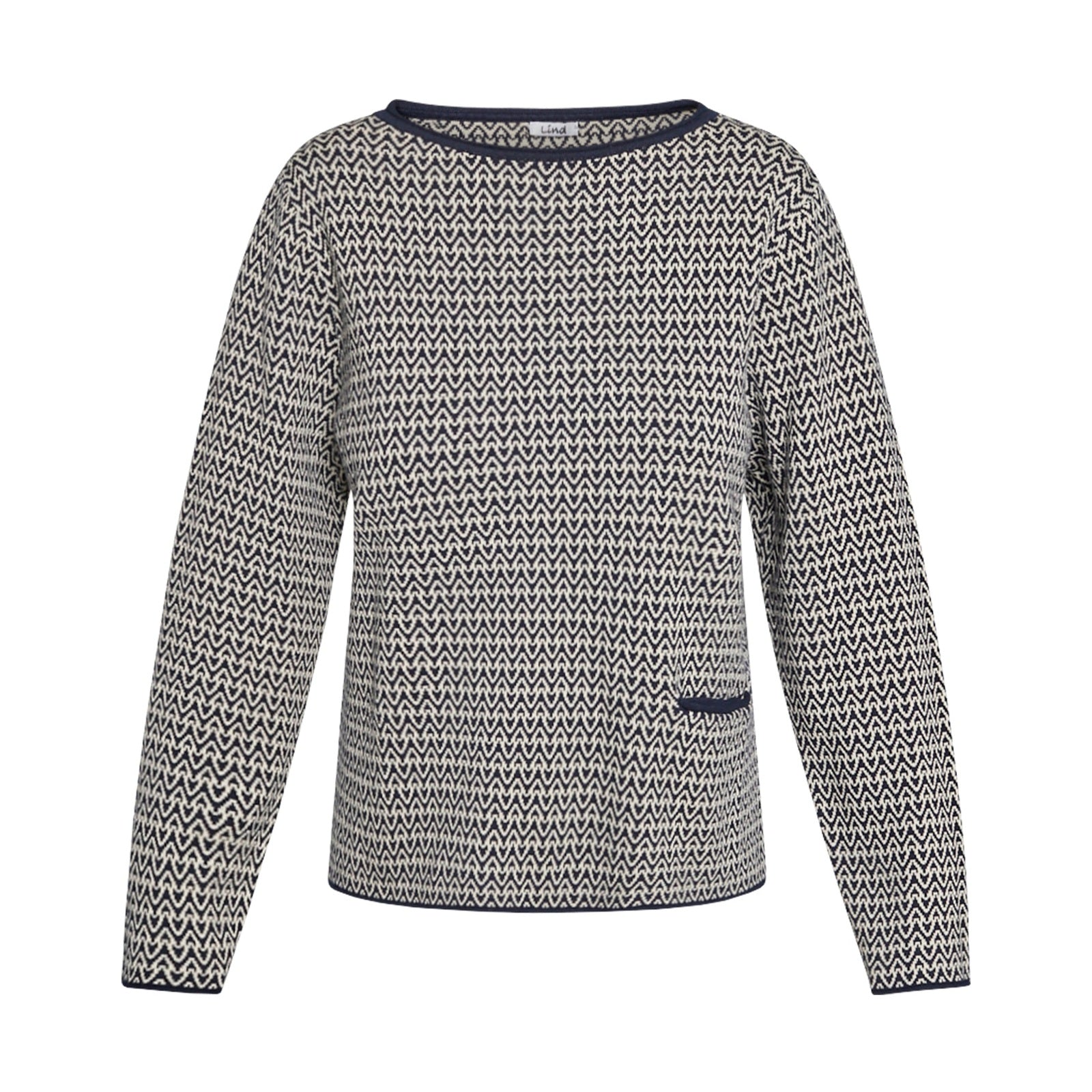 Lind LiChrista Knit Pullover 5999 NAVY BLUE