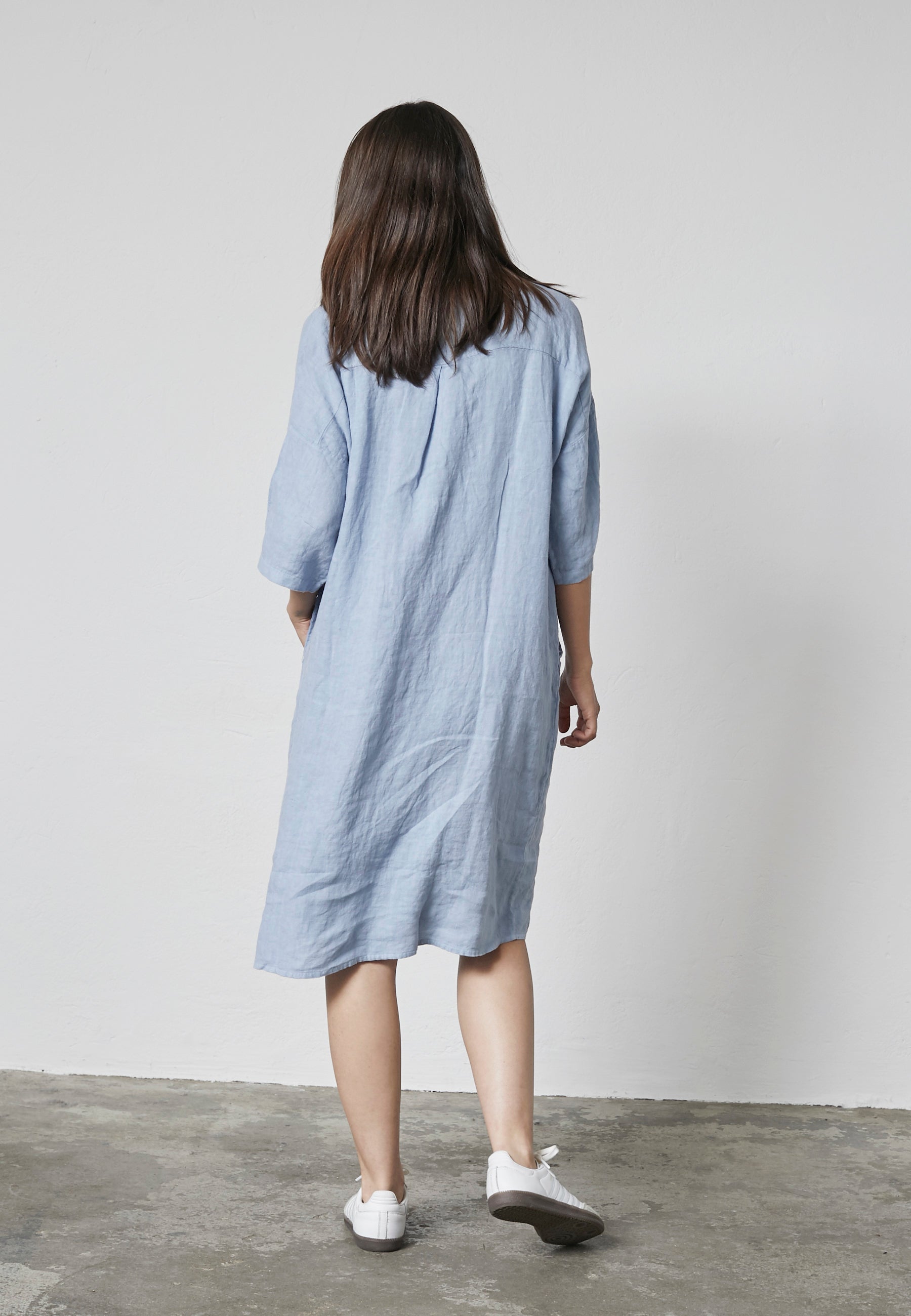 Lind LiDagmar Kjoler 5001 DENIM LIGHT BLUE