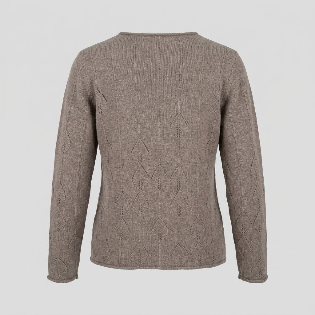 Lind LiDenise Knit Pullover 1300 Taupe