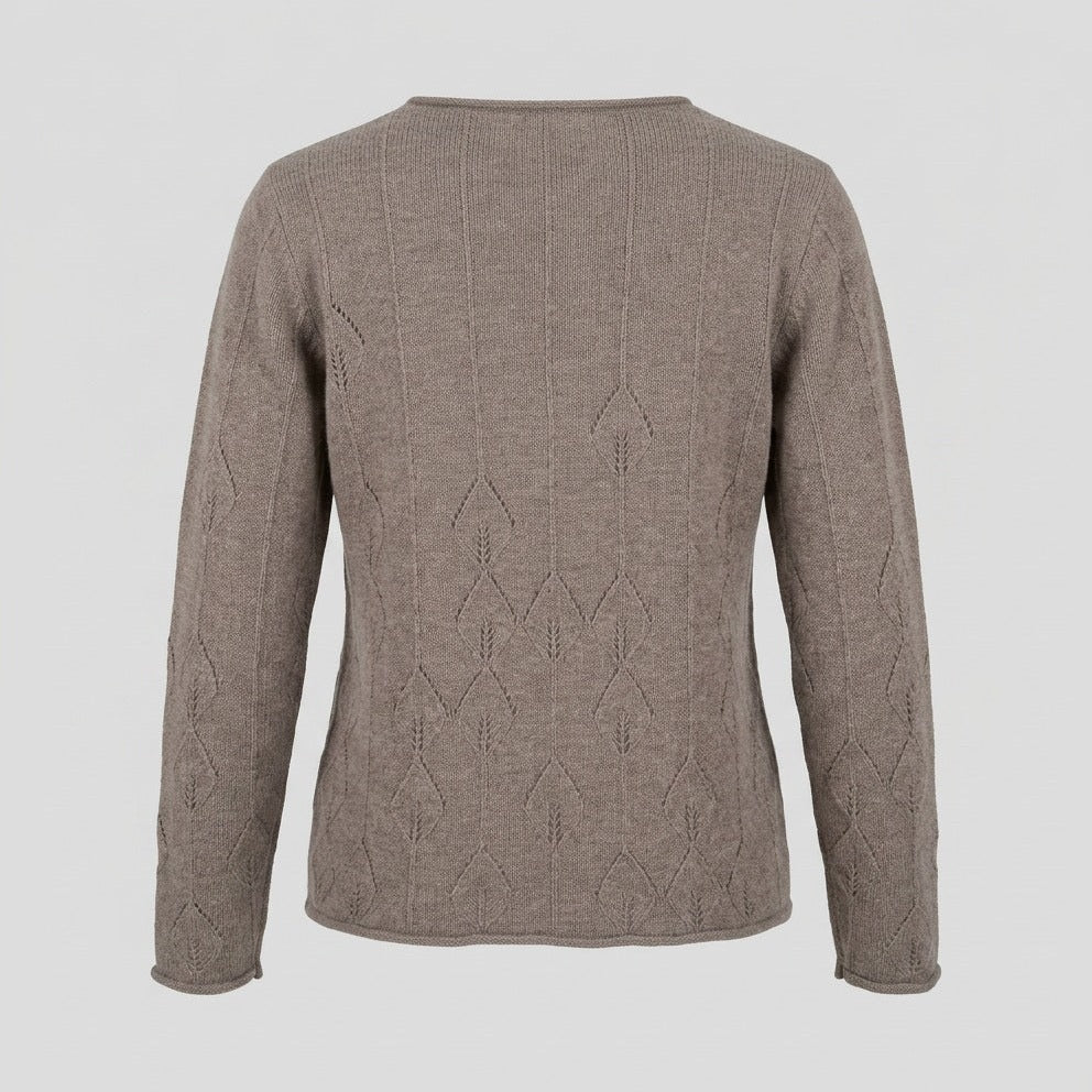 Lind LiDenise Knit Pullover 1300 Taupe