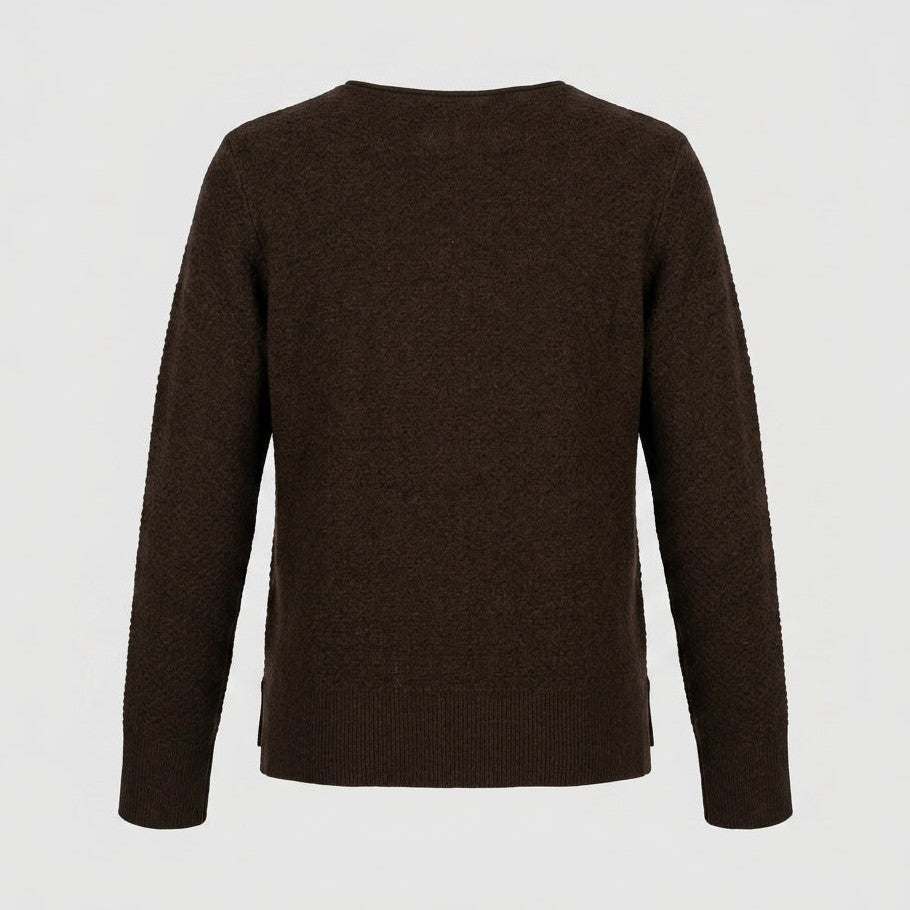 Lind LiEstell Knit Pullover 1500 BROWN