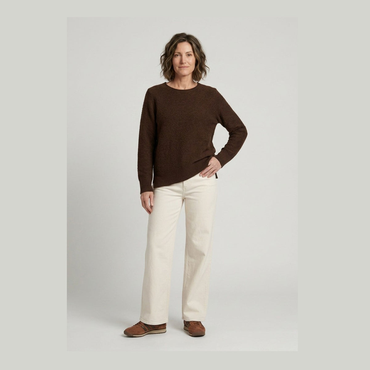 Lind LiEstell Knit Pullover 1500 BROWN