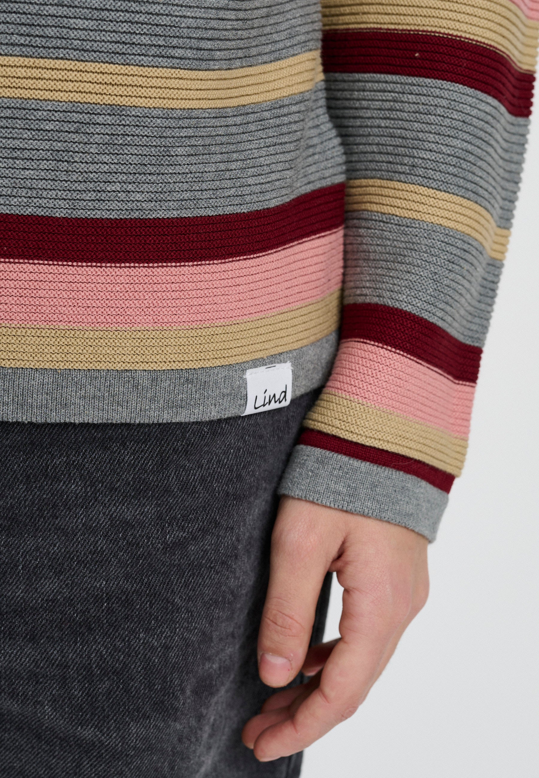 Lind LiFaya Knit Pullover 9600 Grey melange