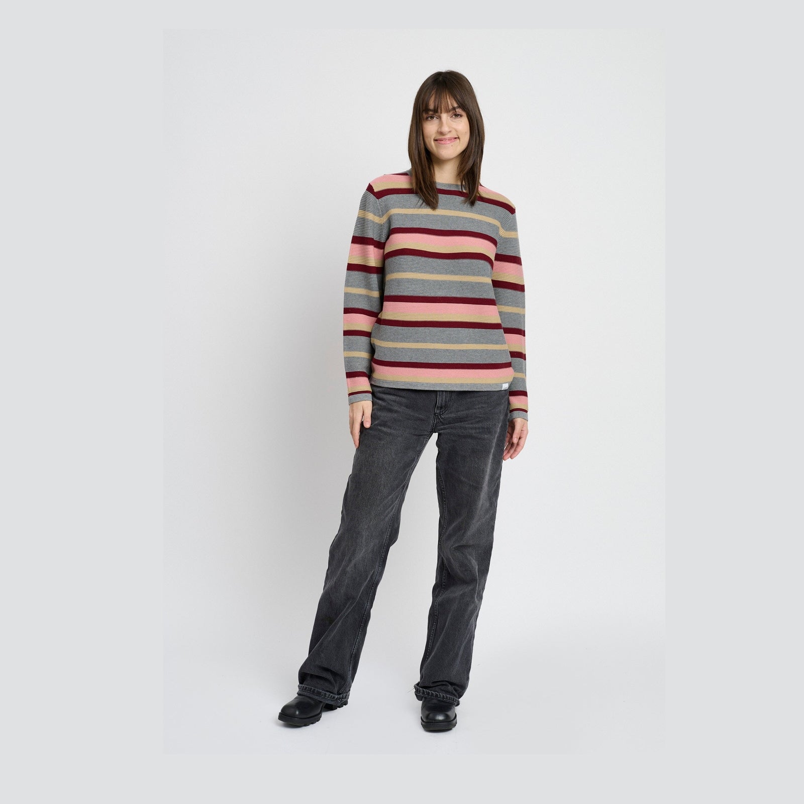 Lind LiFaya Knit Pullover 9600 Grey melange