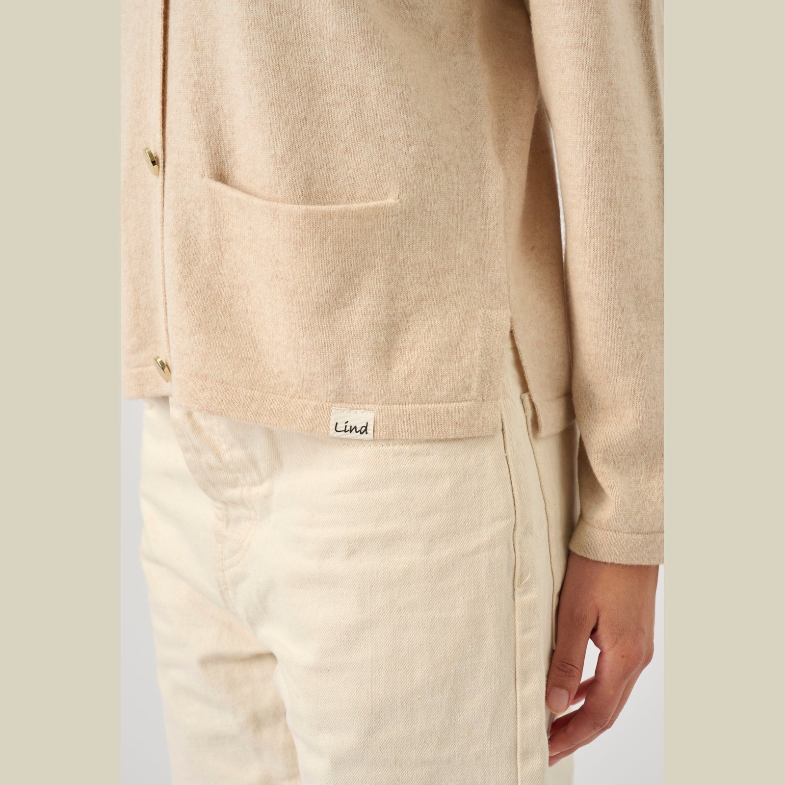 Lind LiFifi Knit Cardigan 1210 creme melange