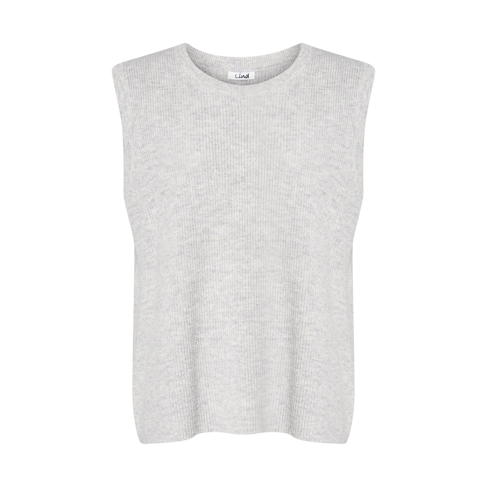 Lind LiFika Knit Pullover 9450 LIGHT GREY MELANGE