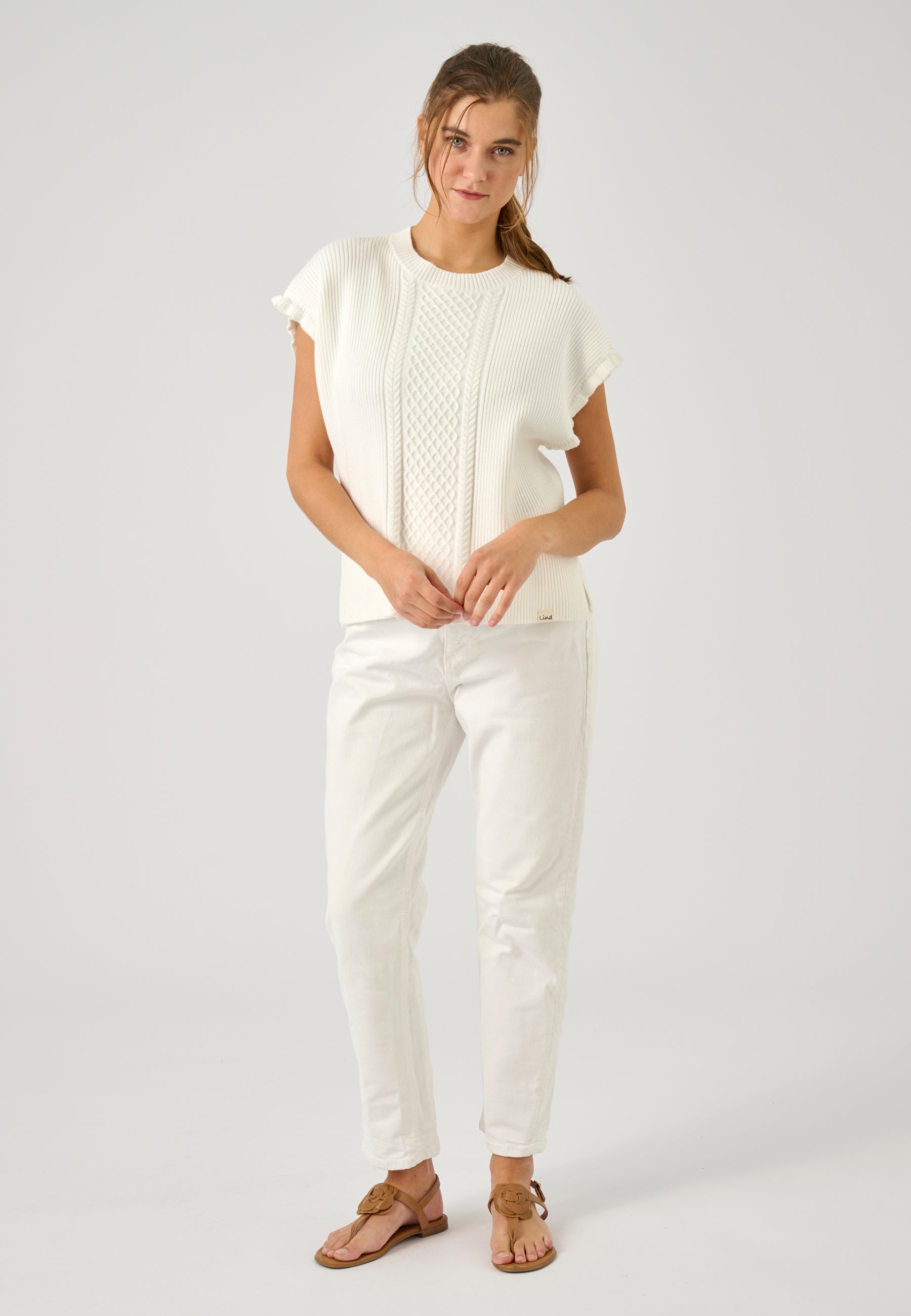 Lind LiGlenda Knit Pullover 1000 OFF WHITE