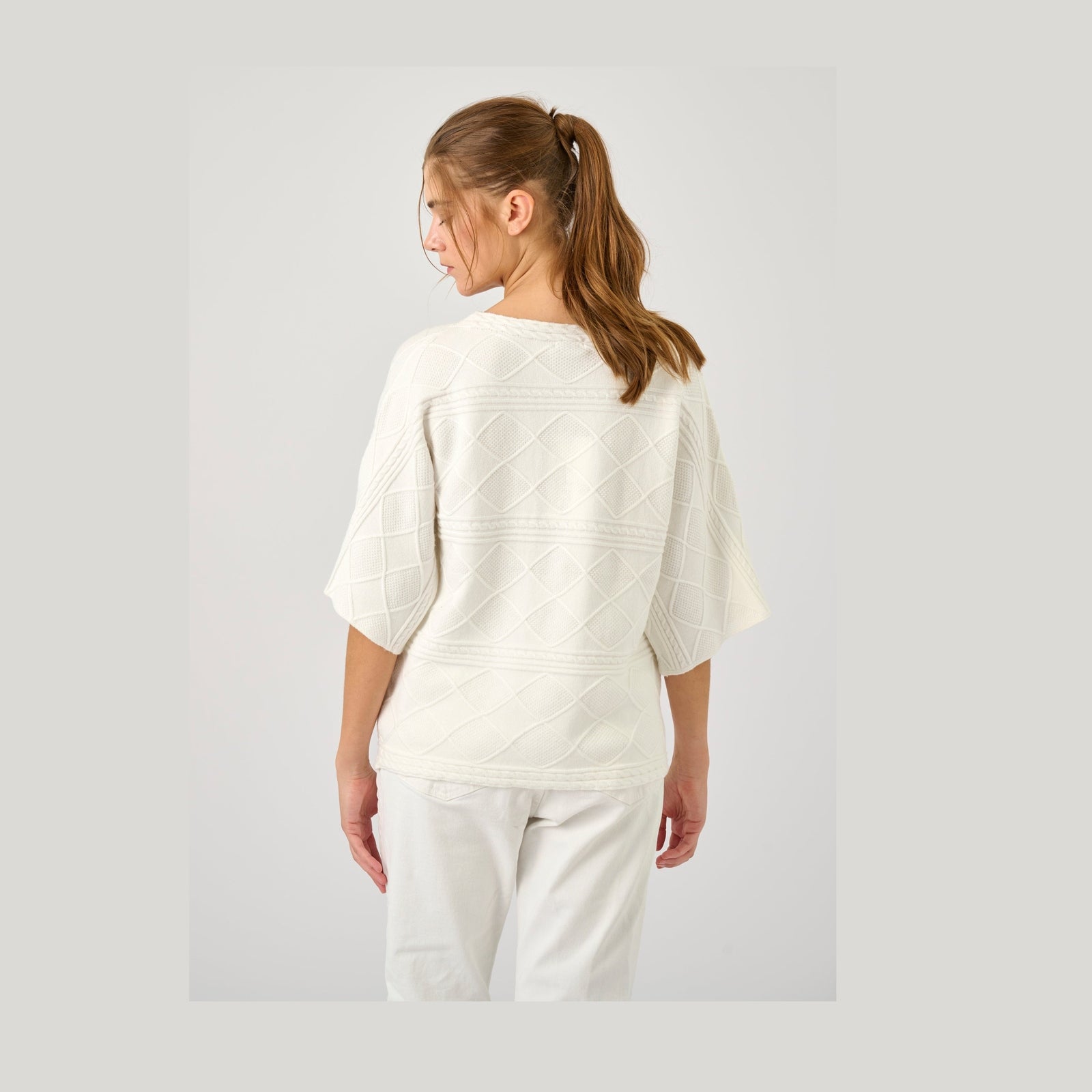 Lind LiGloria Knit Pullover 1000 OFF WHITE