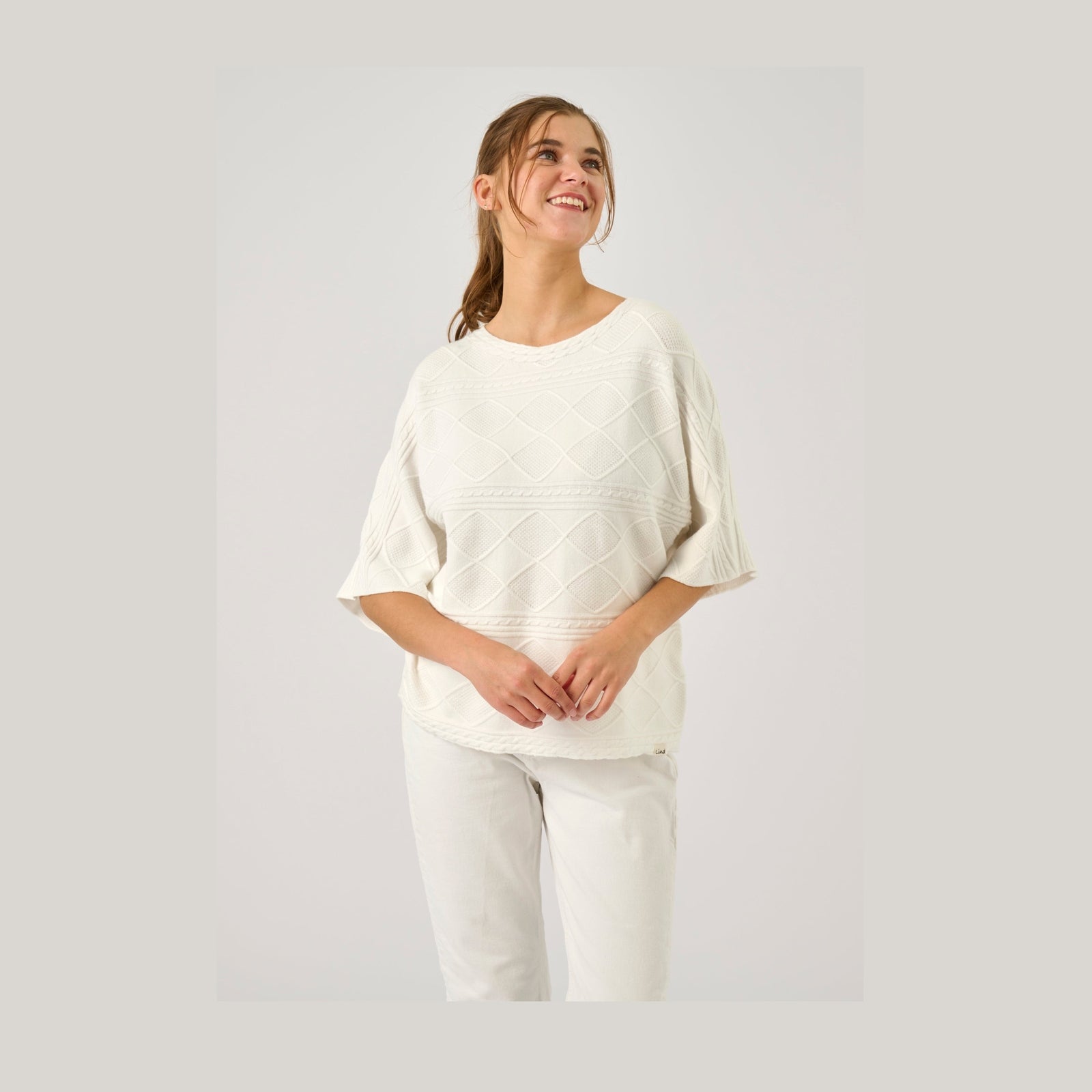 Lind LiGloria Knit Pullover 1000 OFF WHITE