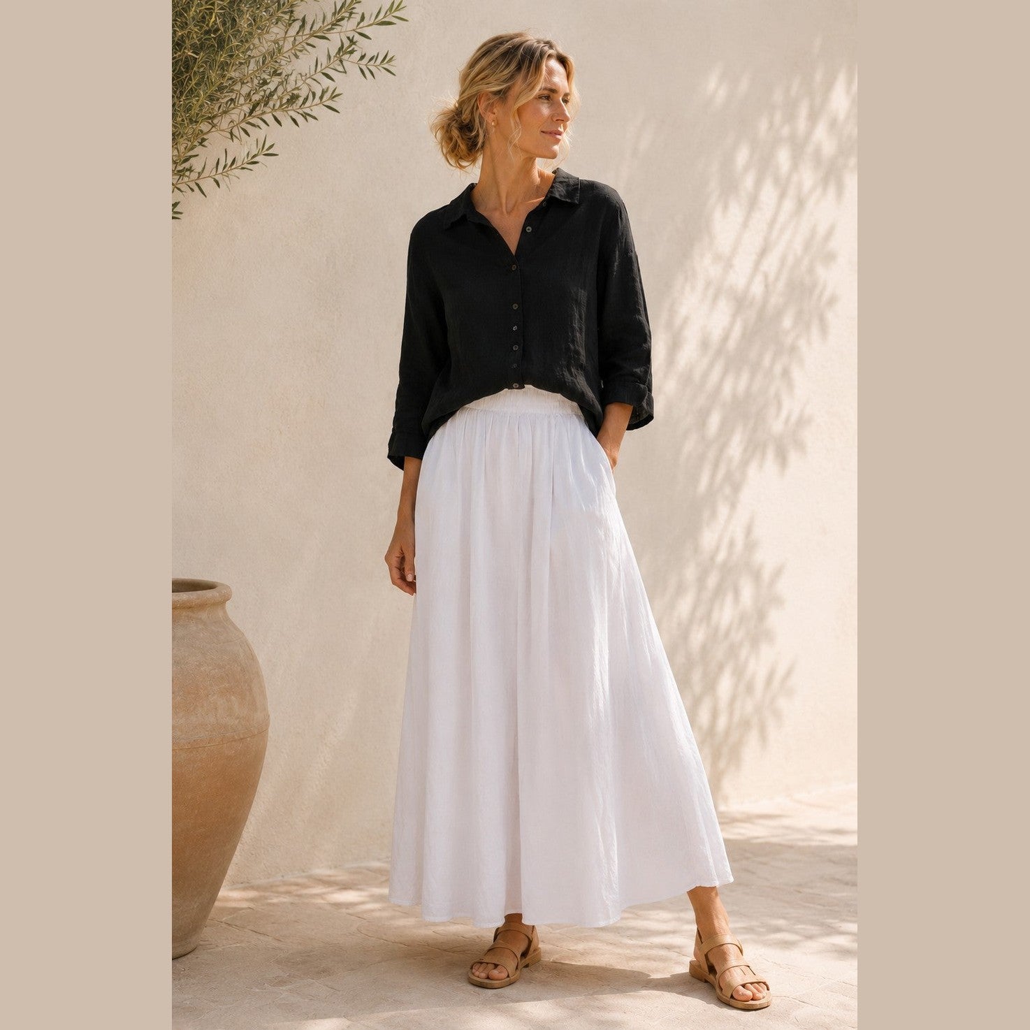Lind LiGry Nederdele 9000 WHITE