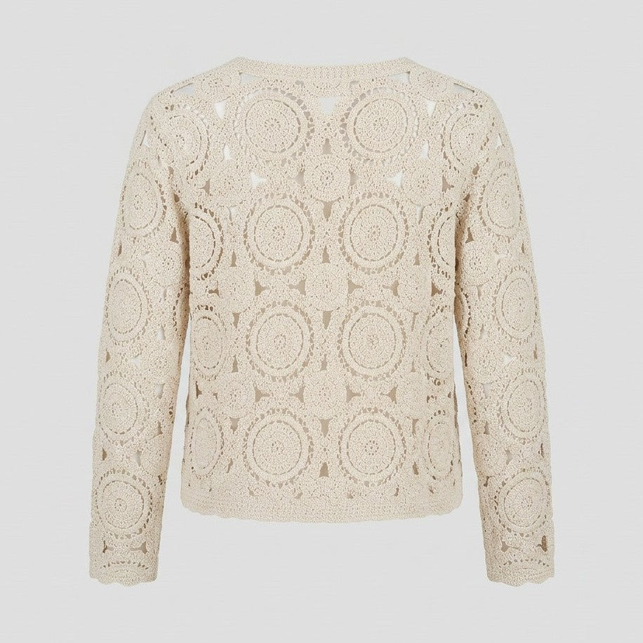 Lind LiHelen Knit Cardigan 1000 OFF WHITE