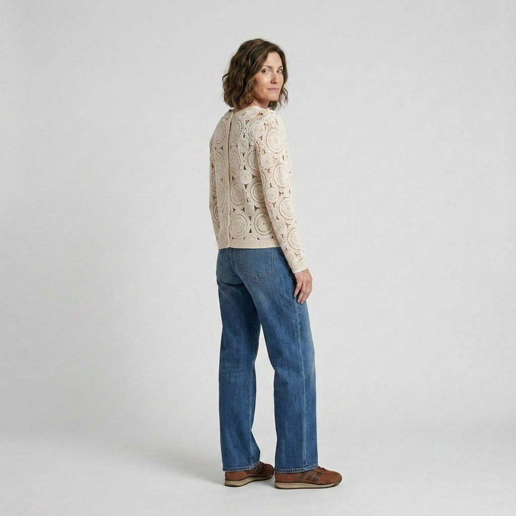 Lind LiHelen Knit Cardigan 1000 OFF WHITE