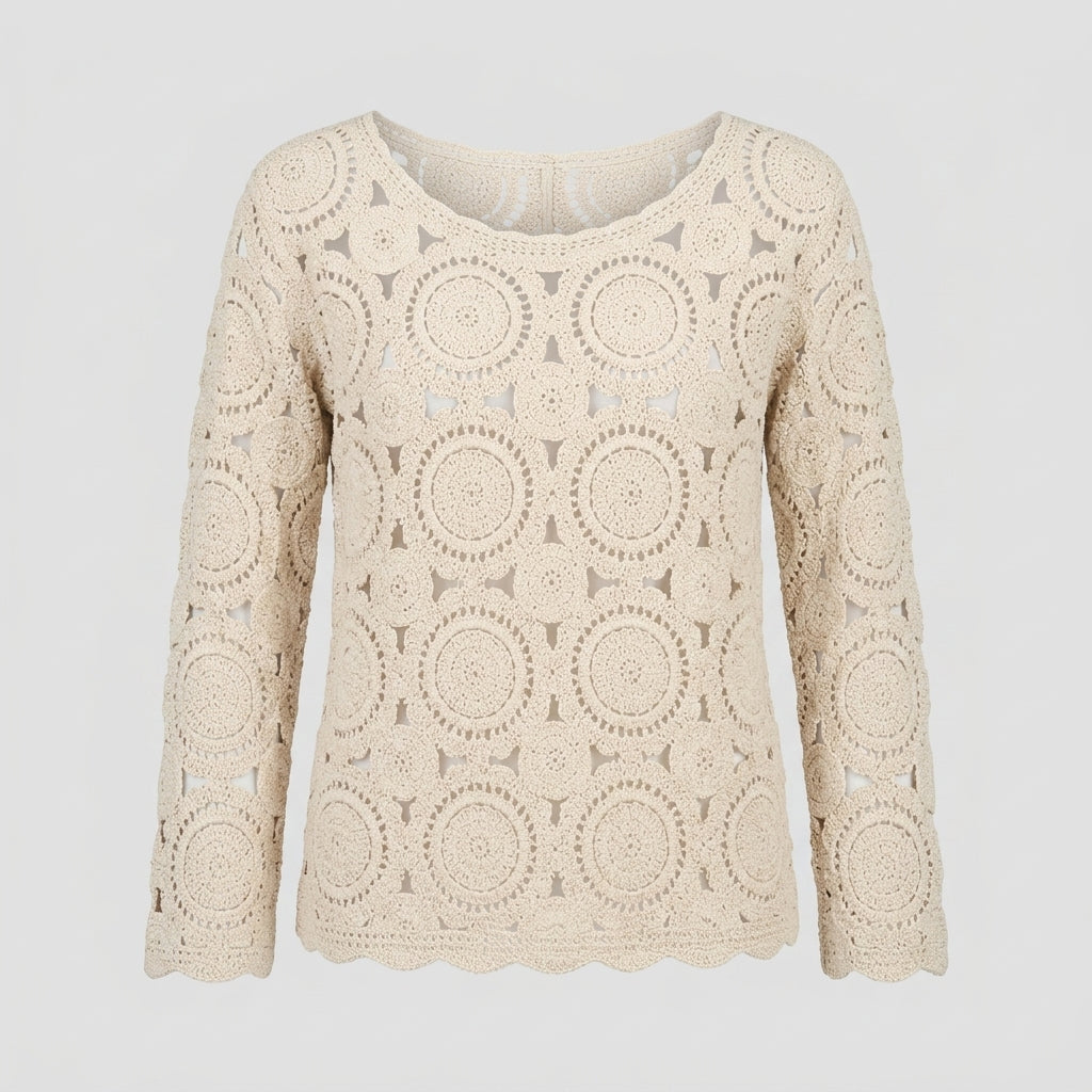 Lind LiHelga Knit Pullover 1000 OFF WHITE