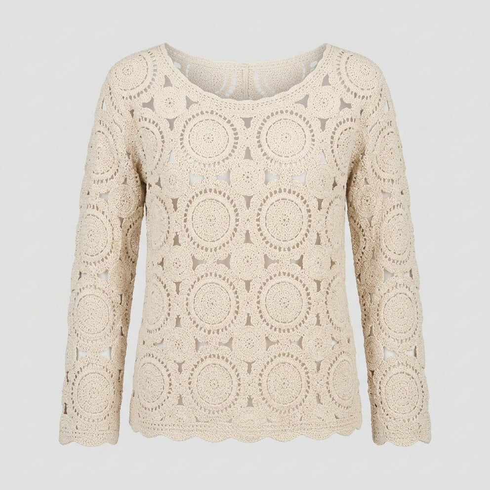 Lind LiHelga Knit Pullover 1000 OFF WHITE